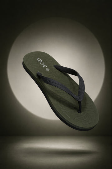 OZONE Men's Flip Flops - Green
