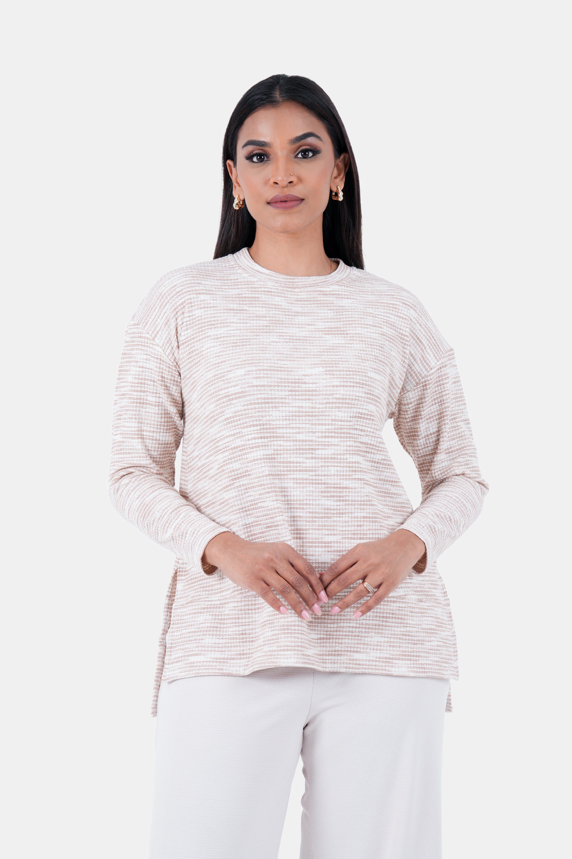 Hada SCENE Women's Luxe Street Long Sleeve Top