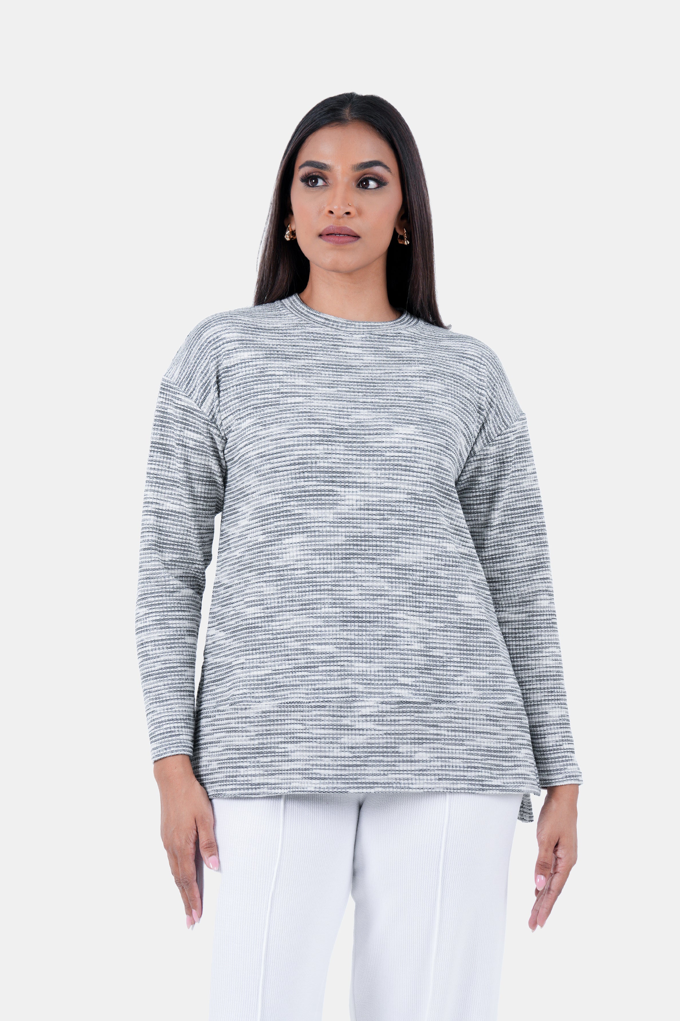 Hada SCENE Women's Luxe Street Long Sleeve Top