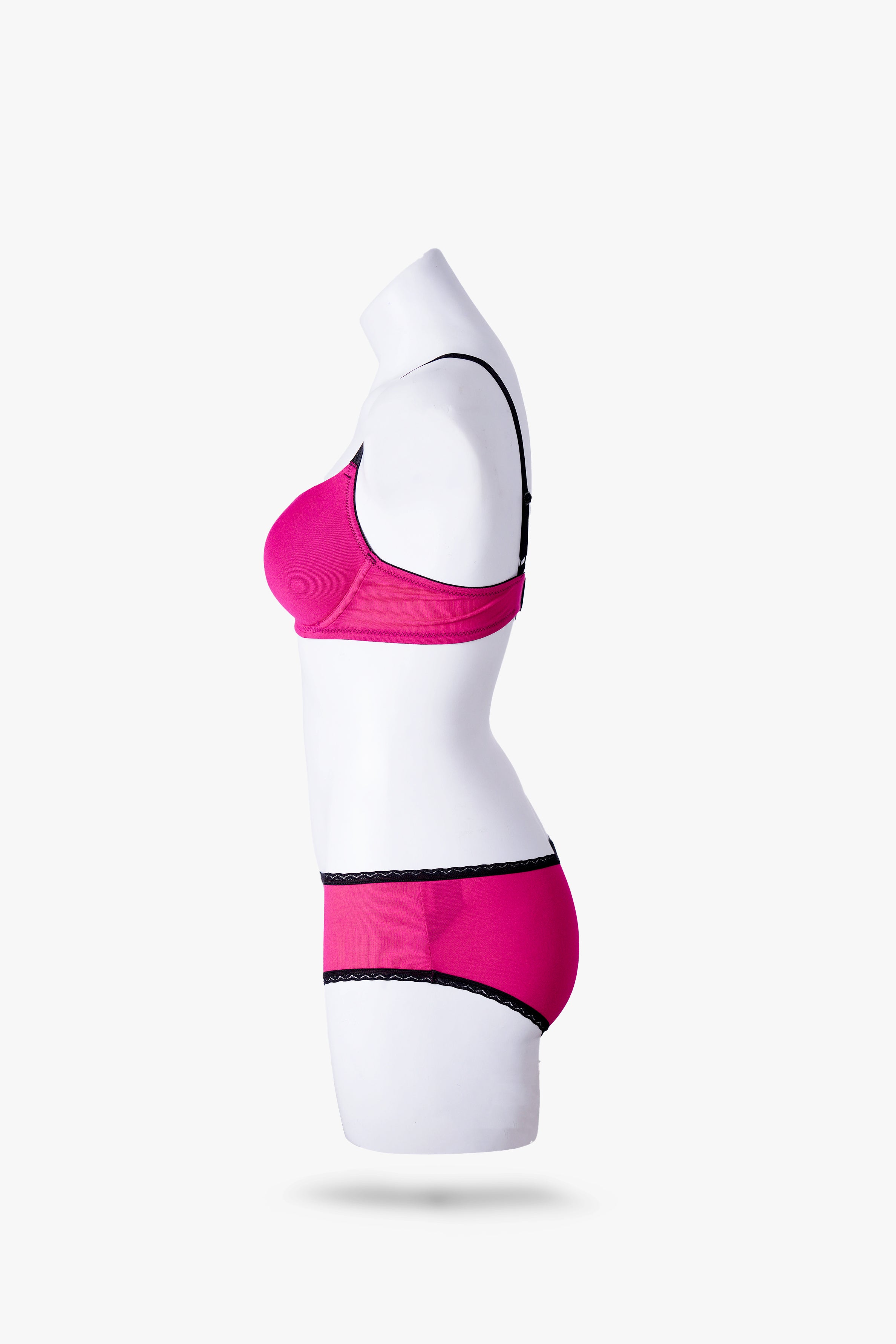 Envogue Fuchsia Padded Plain Bra