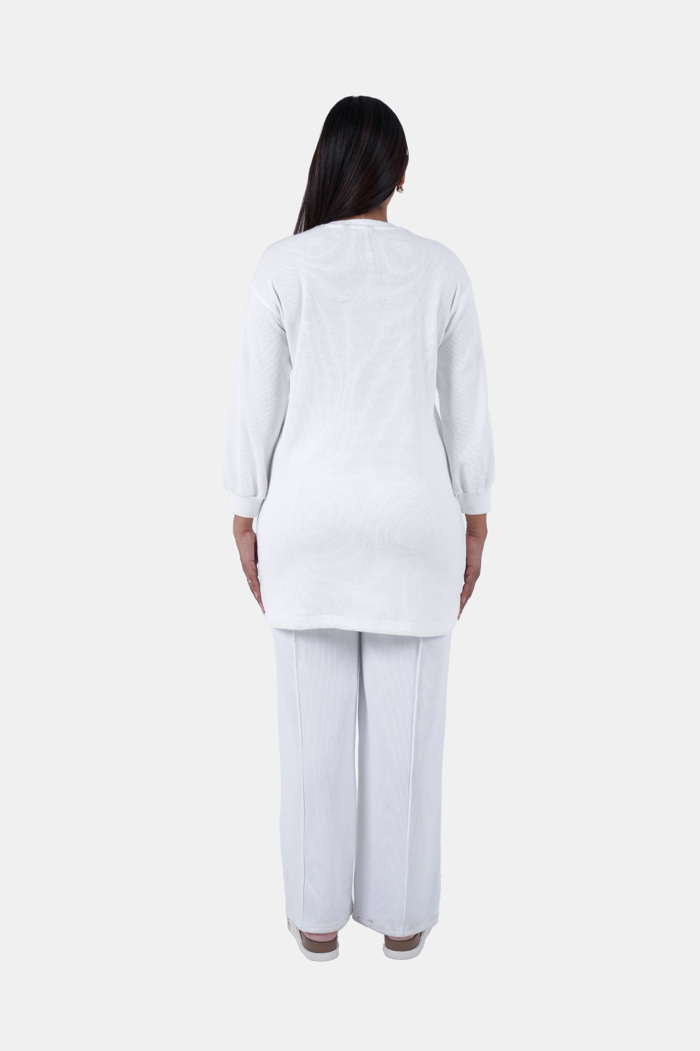 Hada SCENE Women's Luxe Street Plain Long Sleeve Top