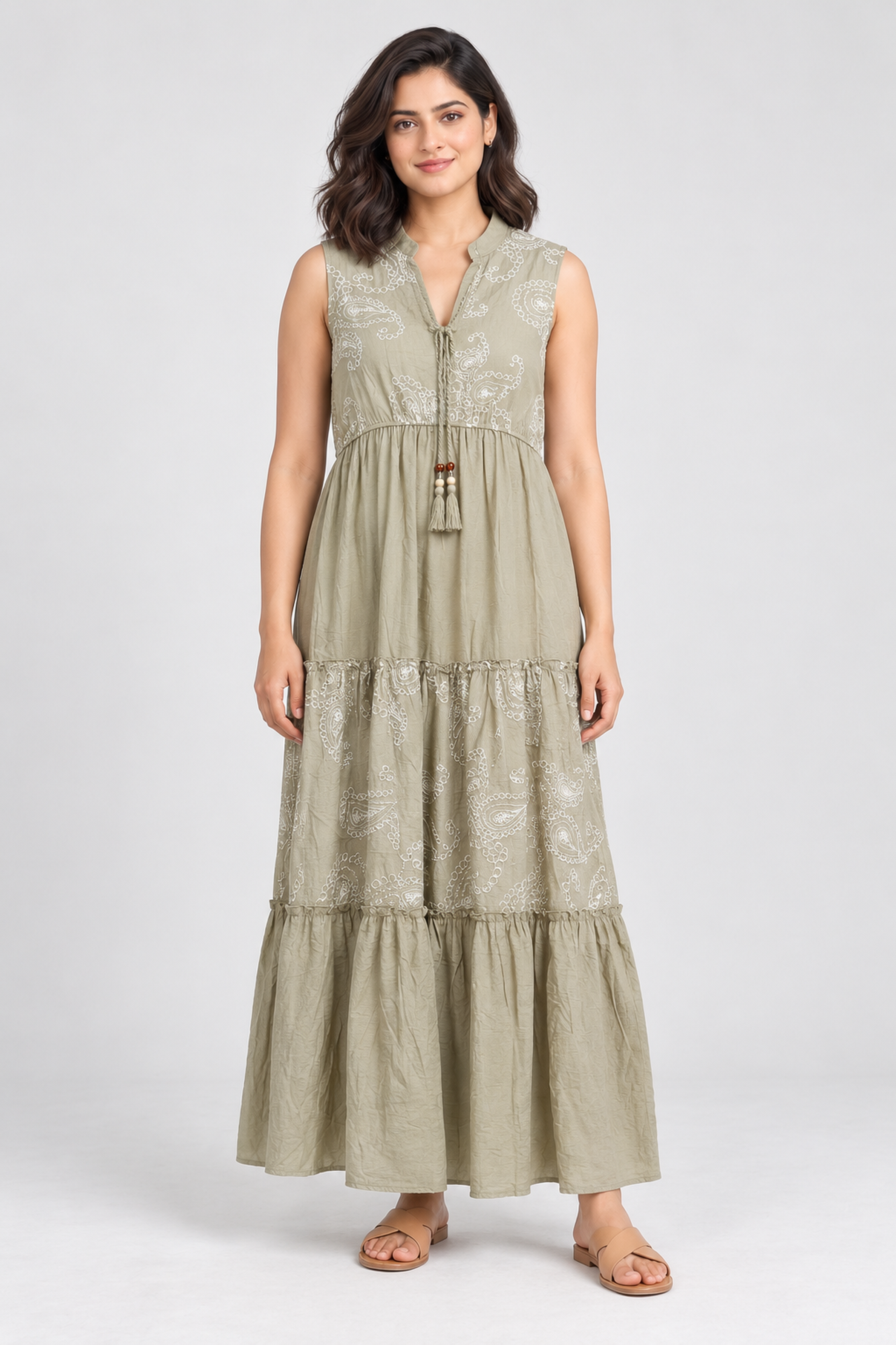 FOREVER 21 Women's Casual Regular Dress - Olive