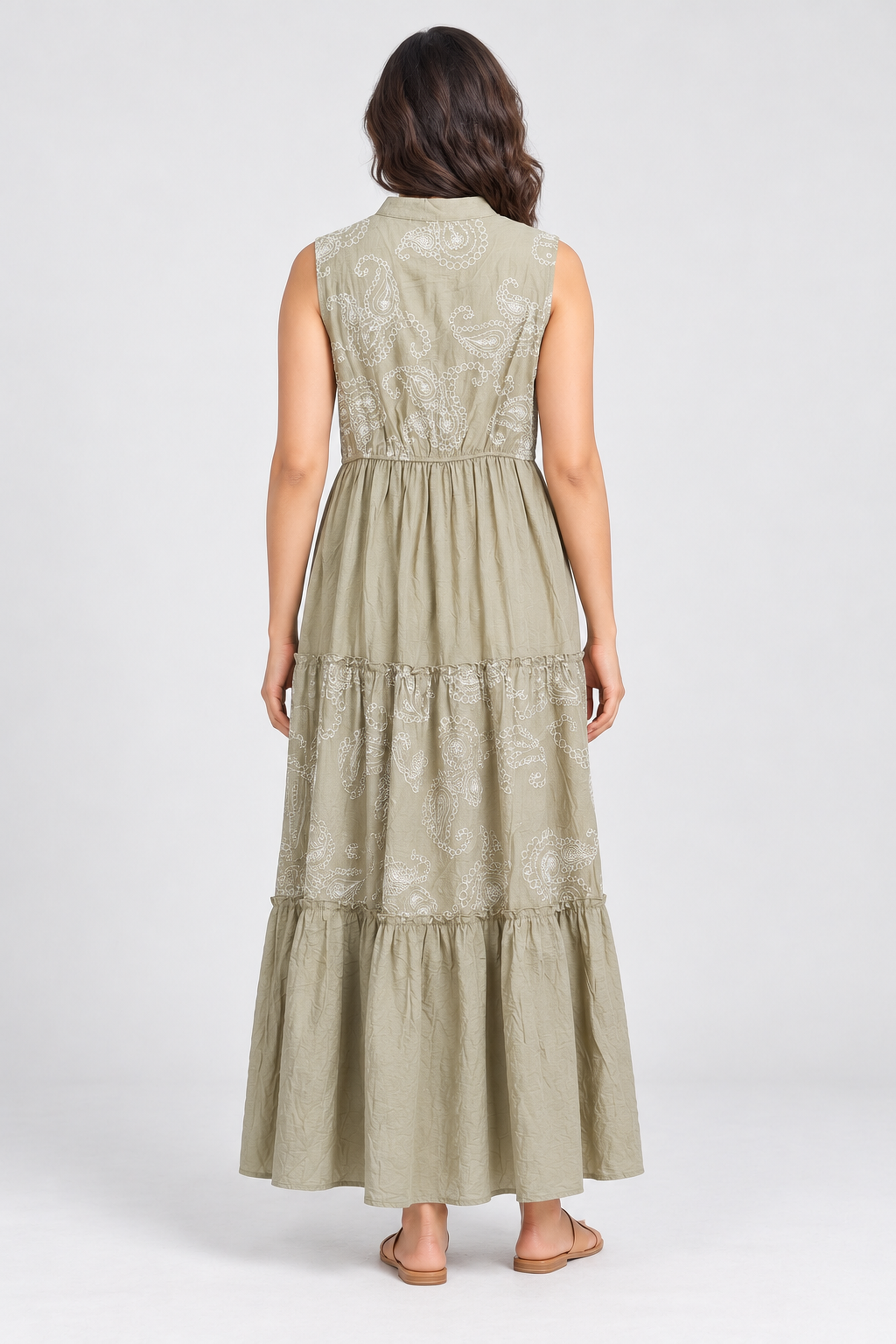 FOREVER 21 Women's Casual Regular Dress - Olive