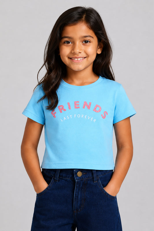 LITTLE MODANO Kids' Blue Top
