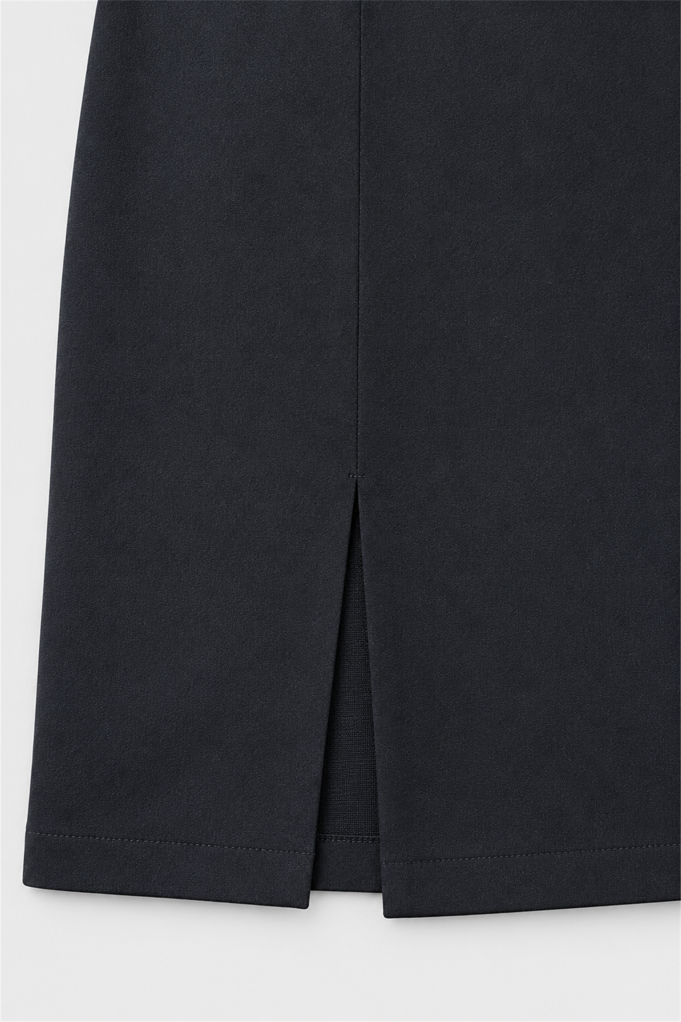 ENVOGUE Women's Formal Plain Skirt - Black
