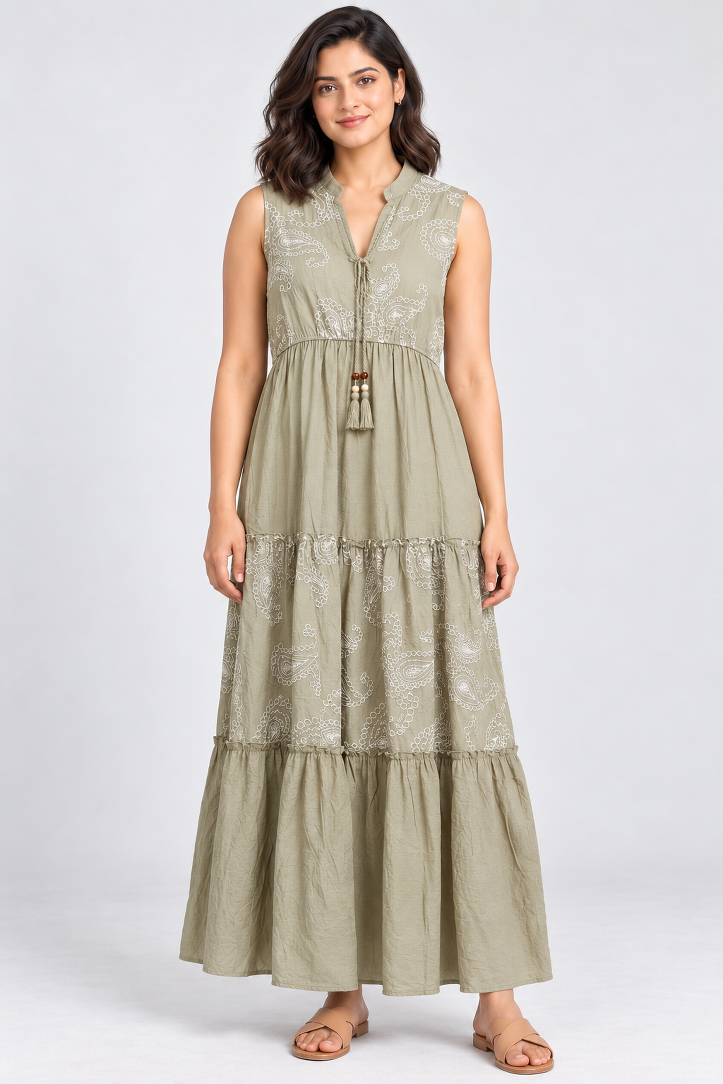 FOREVER 21 Women's Casual Regular Dress - Olive