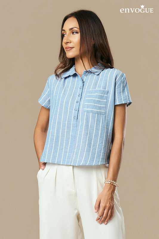 ENVOGUE Women's Formal Blouse