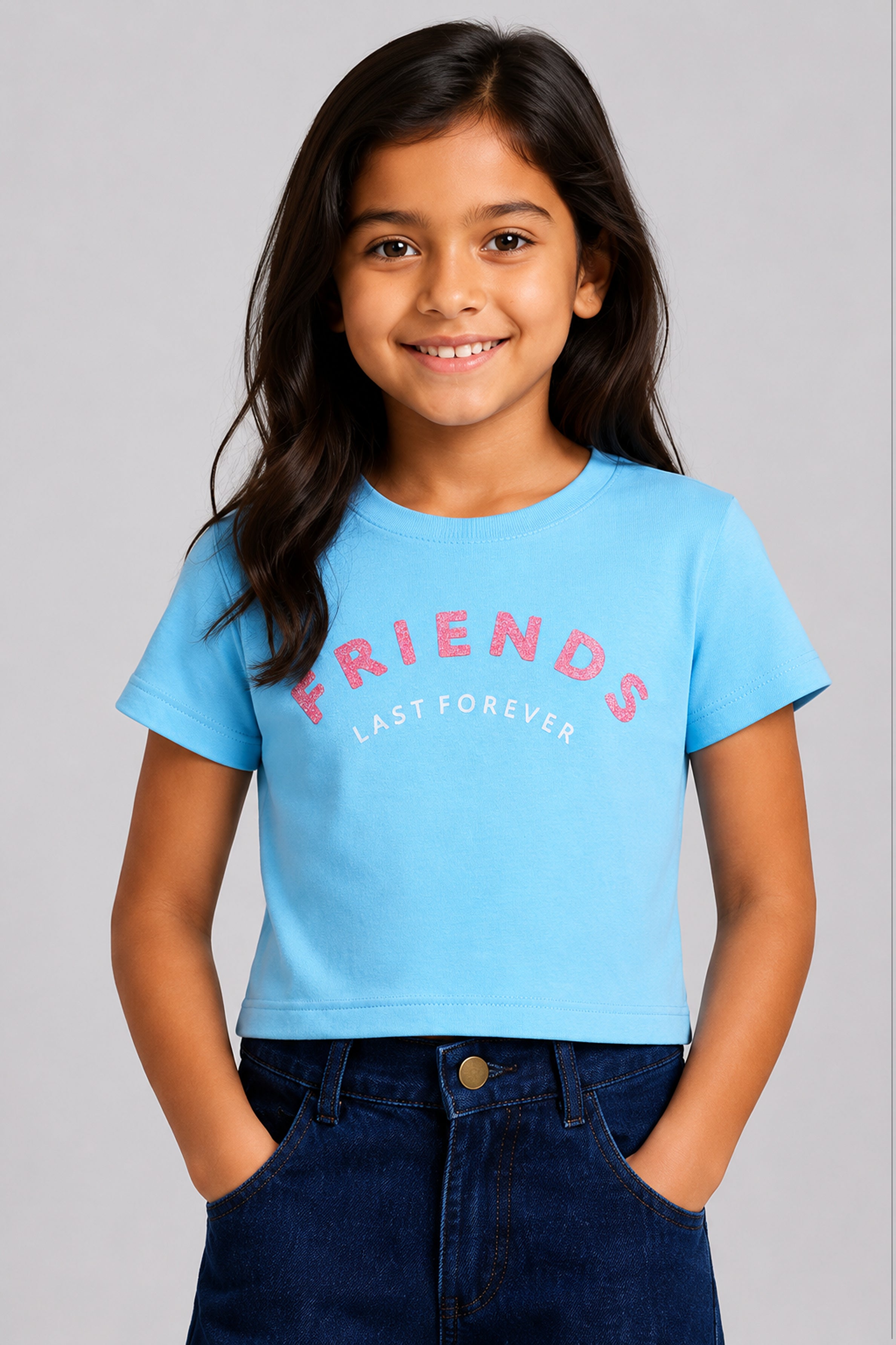 LITTLE MODANO Kids' Blue Top