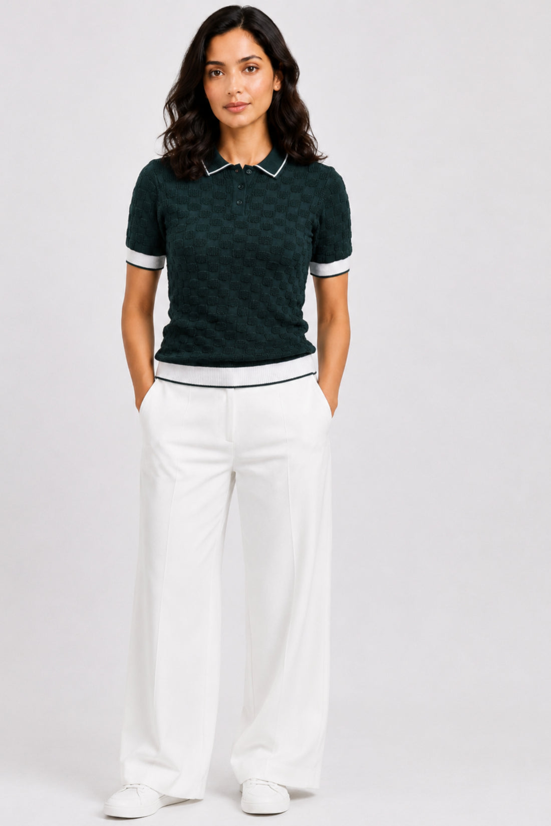 MODANO Women's Short Sleeve Tees - Dark Green