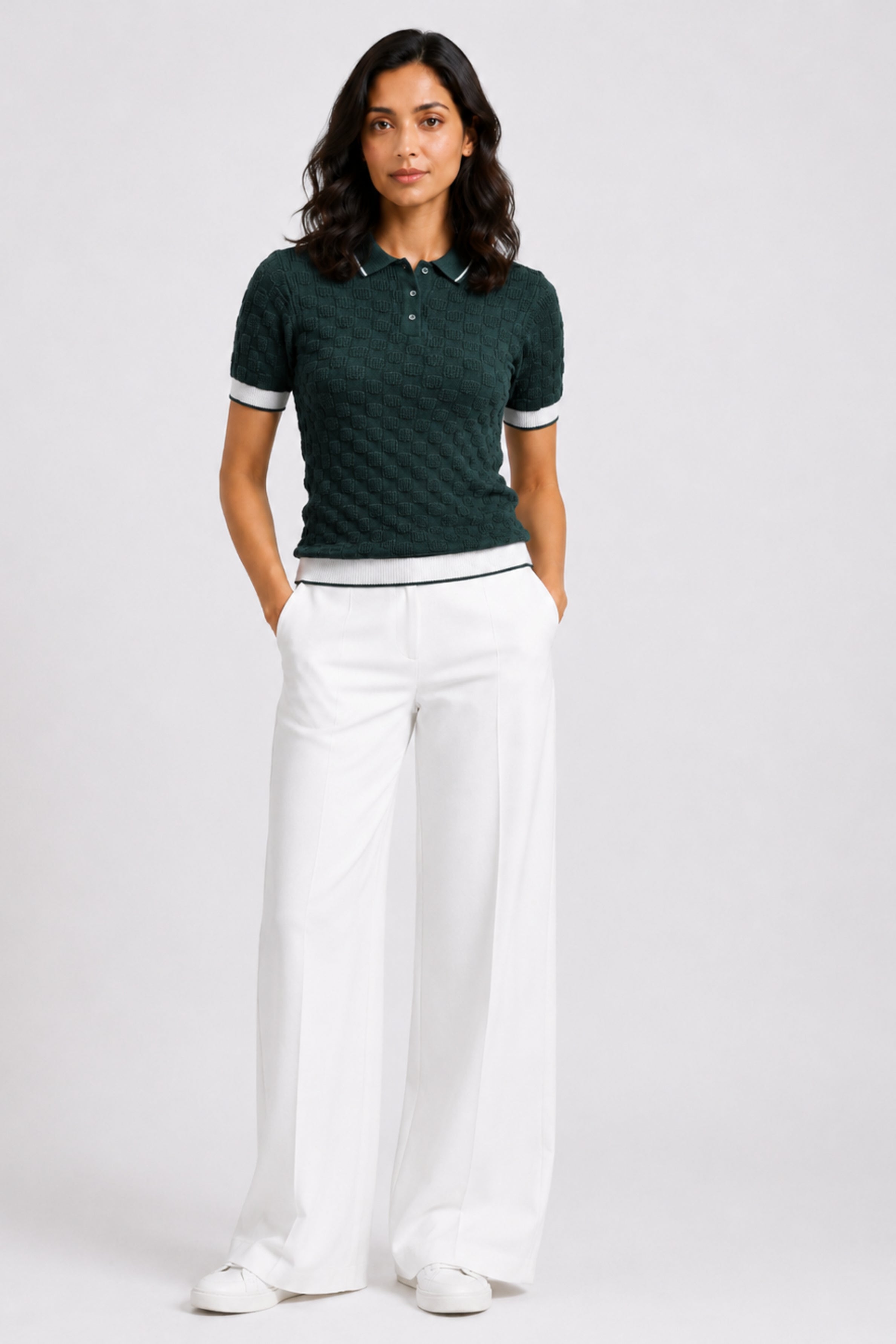 MODANO Women's Short Sleeve Tees - Dark Green