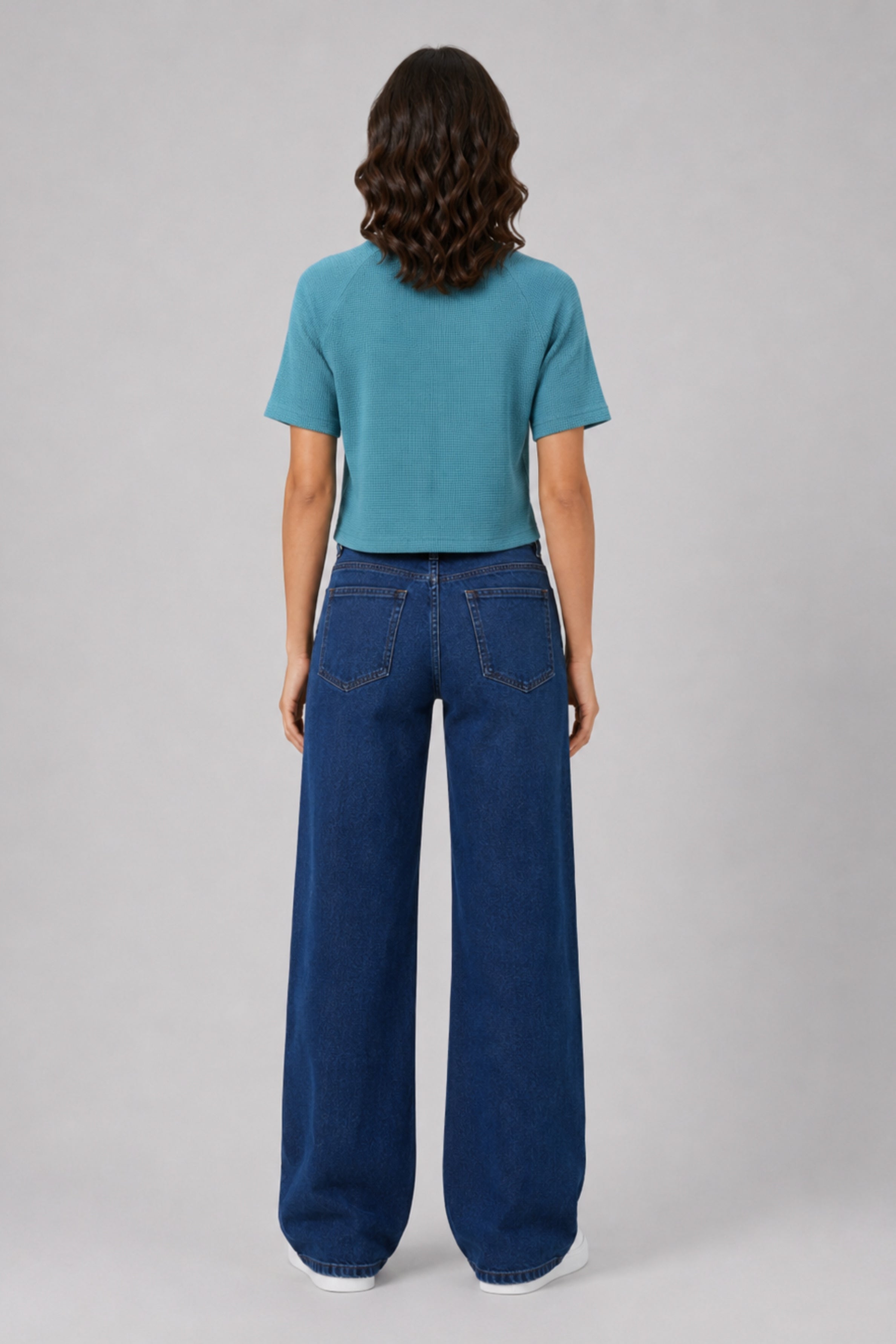 MODANO Casual Crop Top - Green