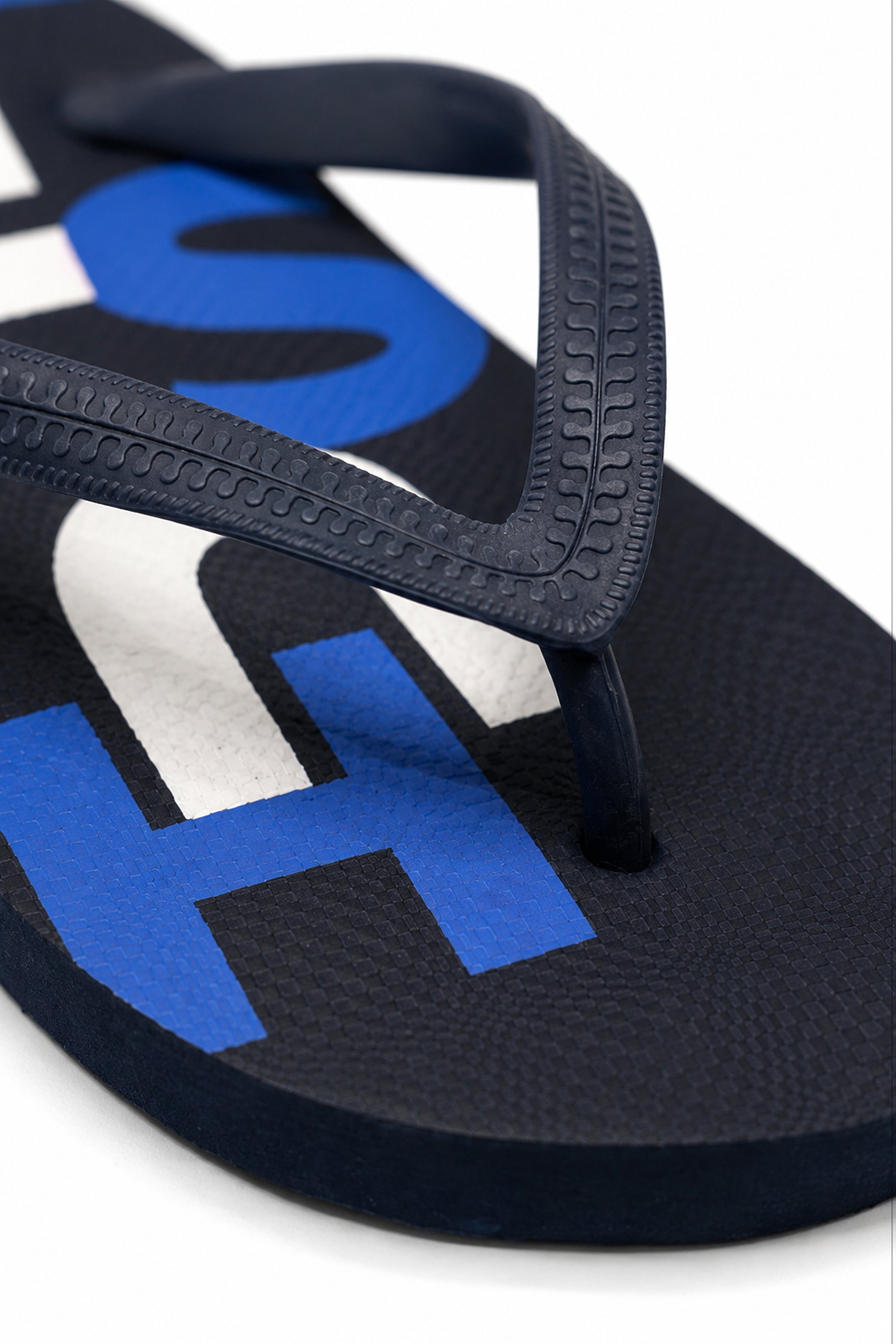 HUSTLE Men's  Flip Flops - Navy
