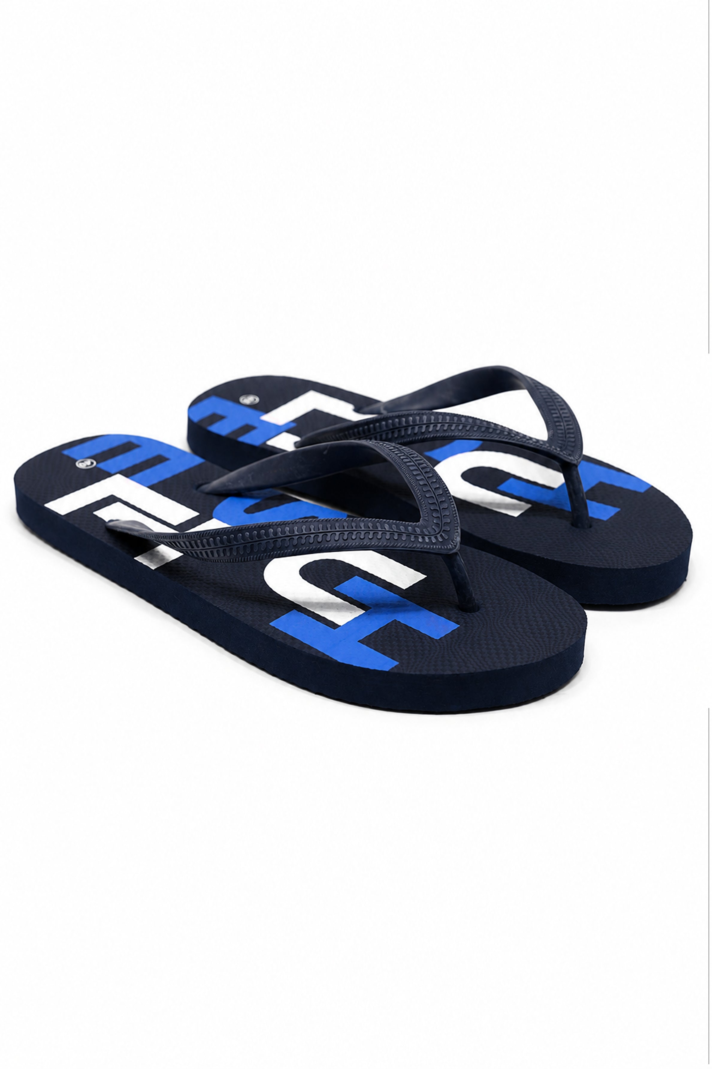 HUSTLE Men's  Flip Flops - Navy