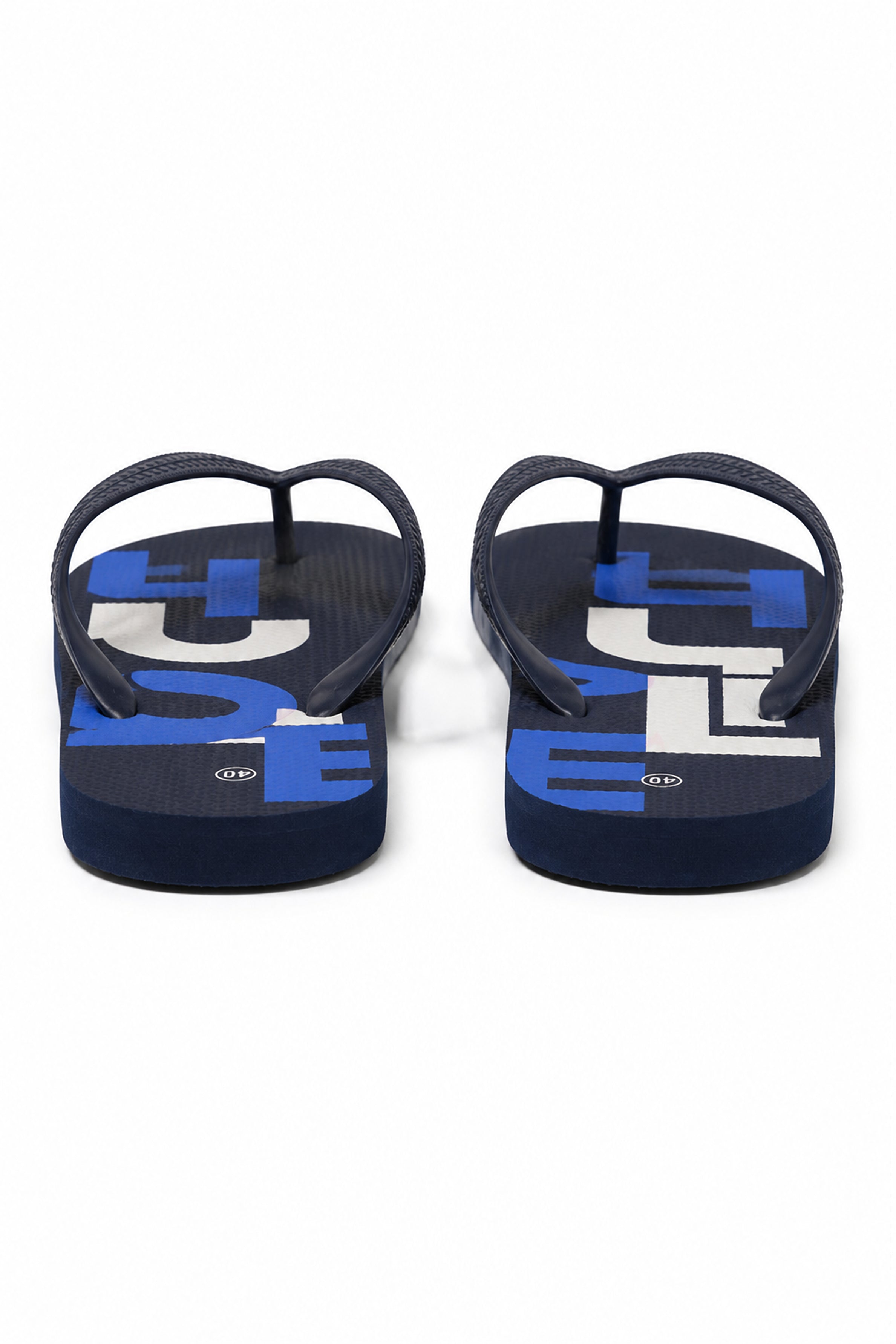 HUSTLE Men's  Flip Flops - Navy