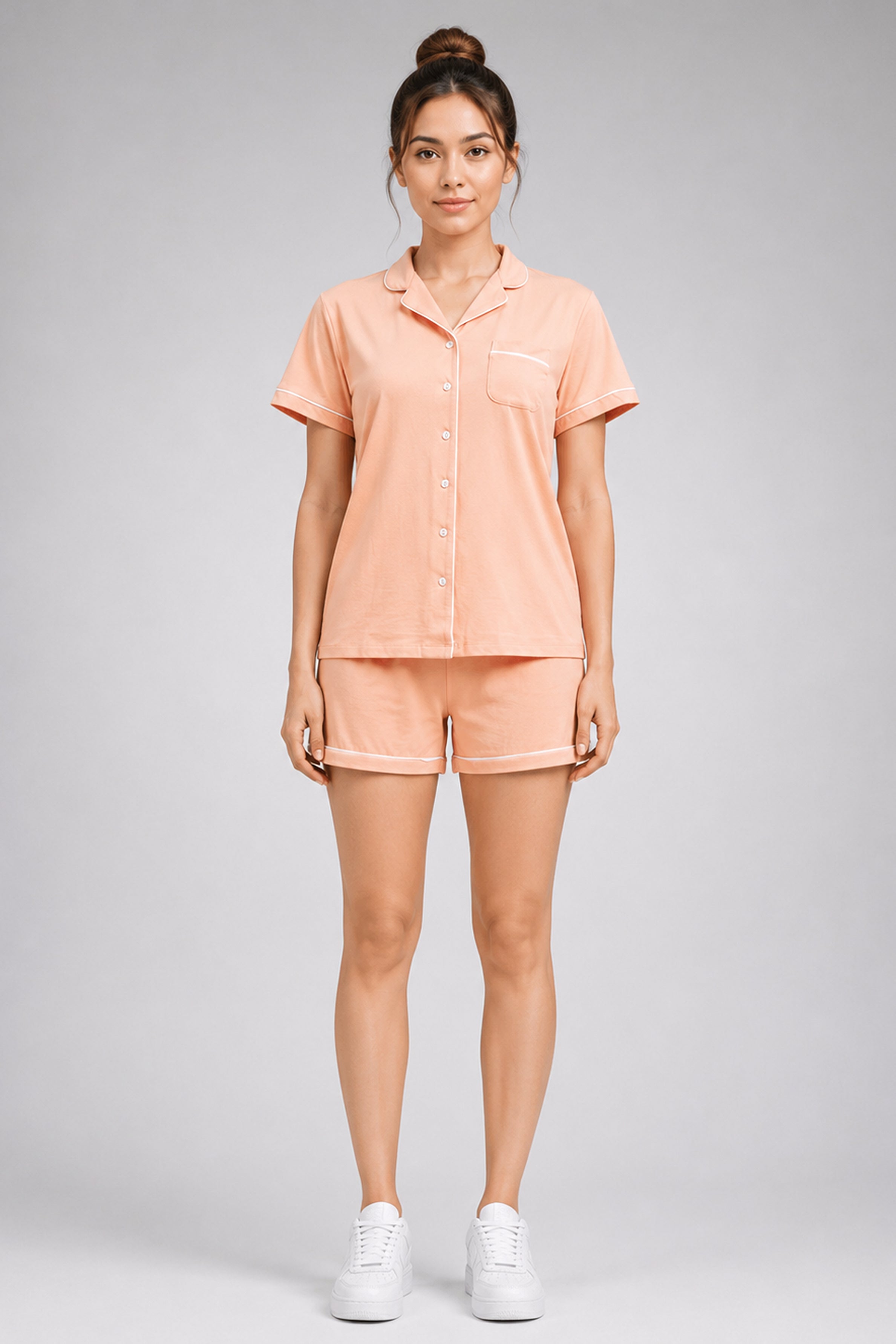 YAWN Women's Pijama 2Pcs Set - Orange