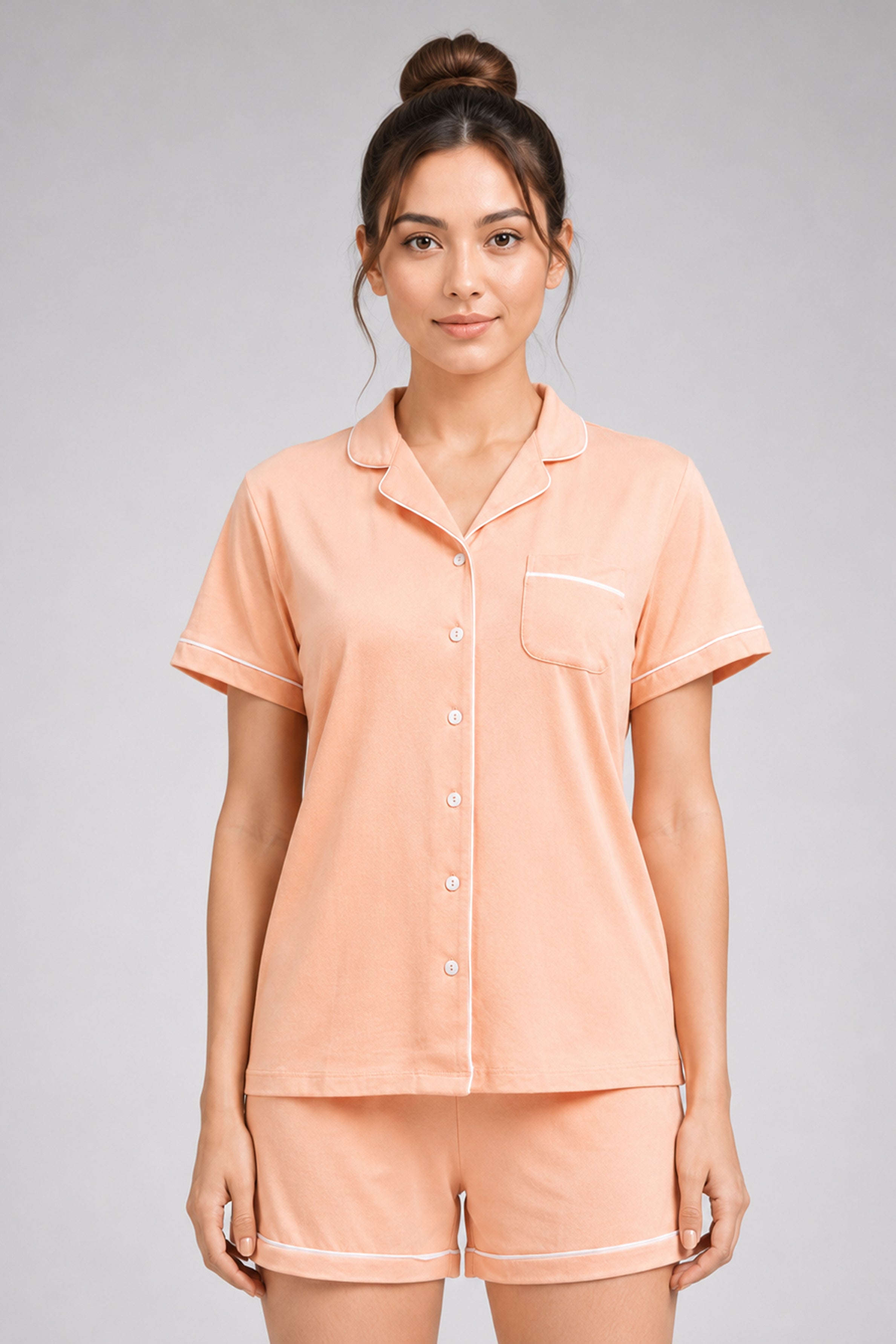 YAWN Women's Pijama 2Pcs Set - Orange
