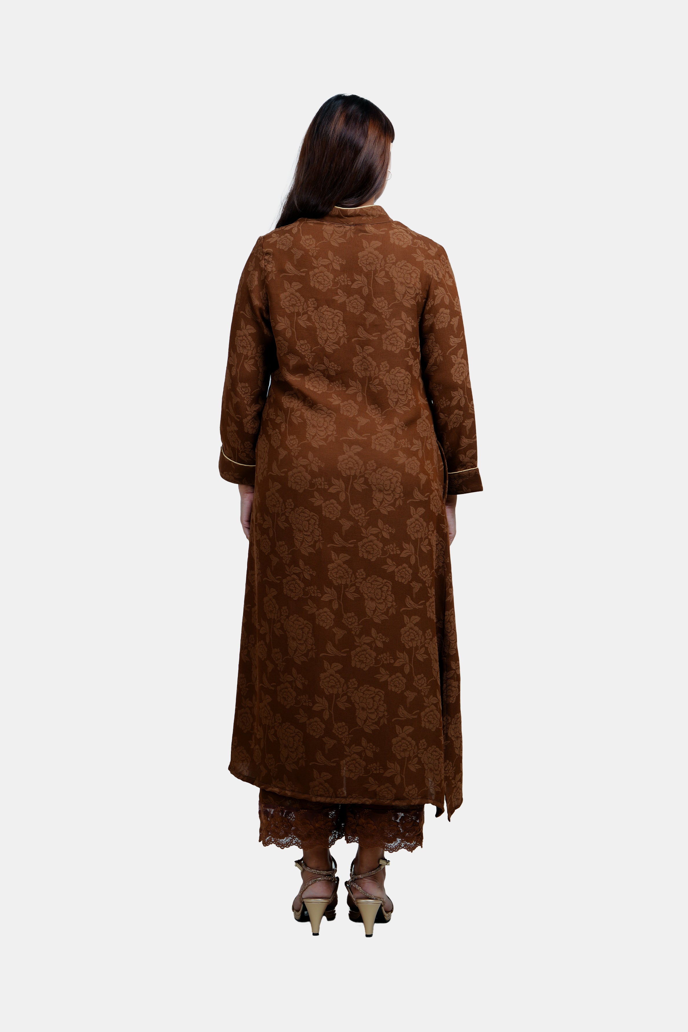 HADA Women's Printed Party Kurta