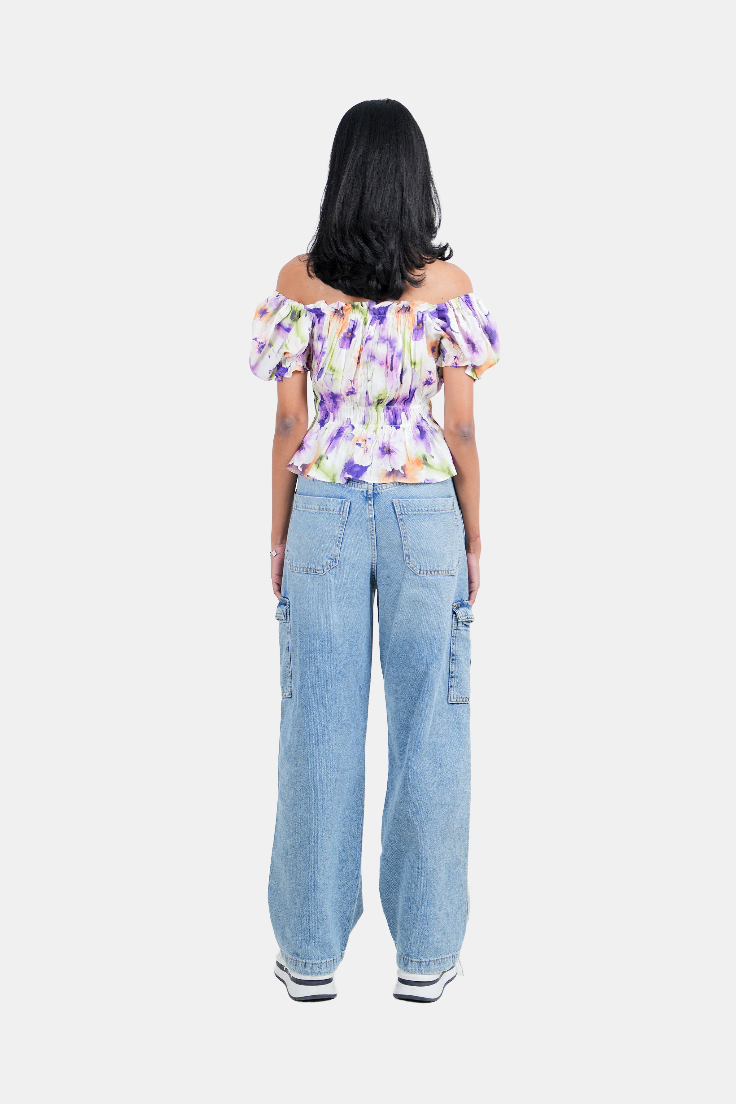 Modano  Women's Crop Shirt- Casual Wear