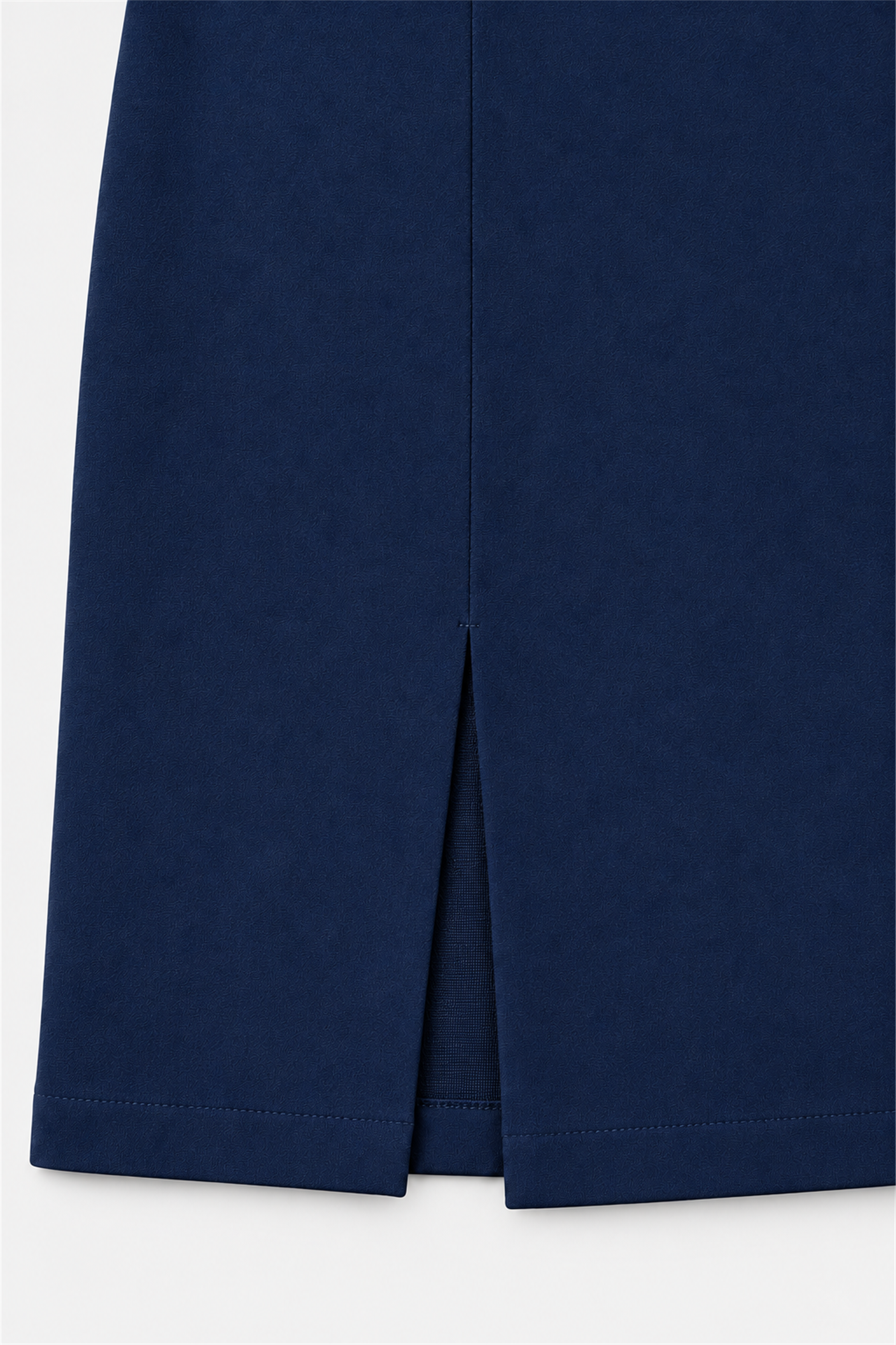 ENVOGUE Women's Formal Plain Skirt - Navy