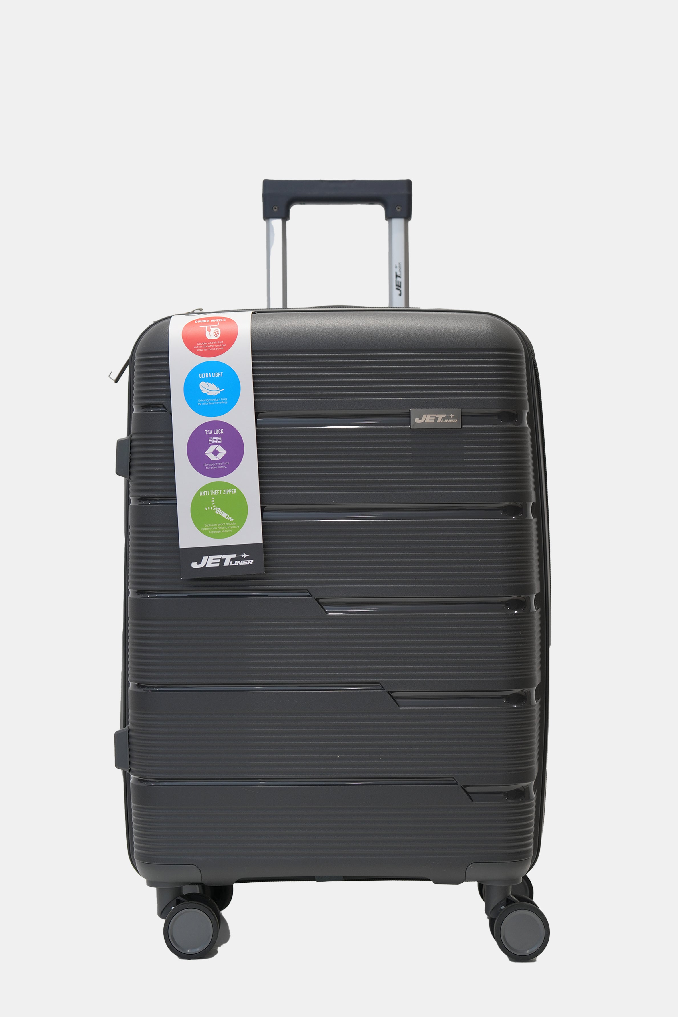 Jetliner Luggage Bag-Black