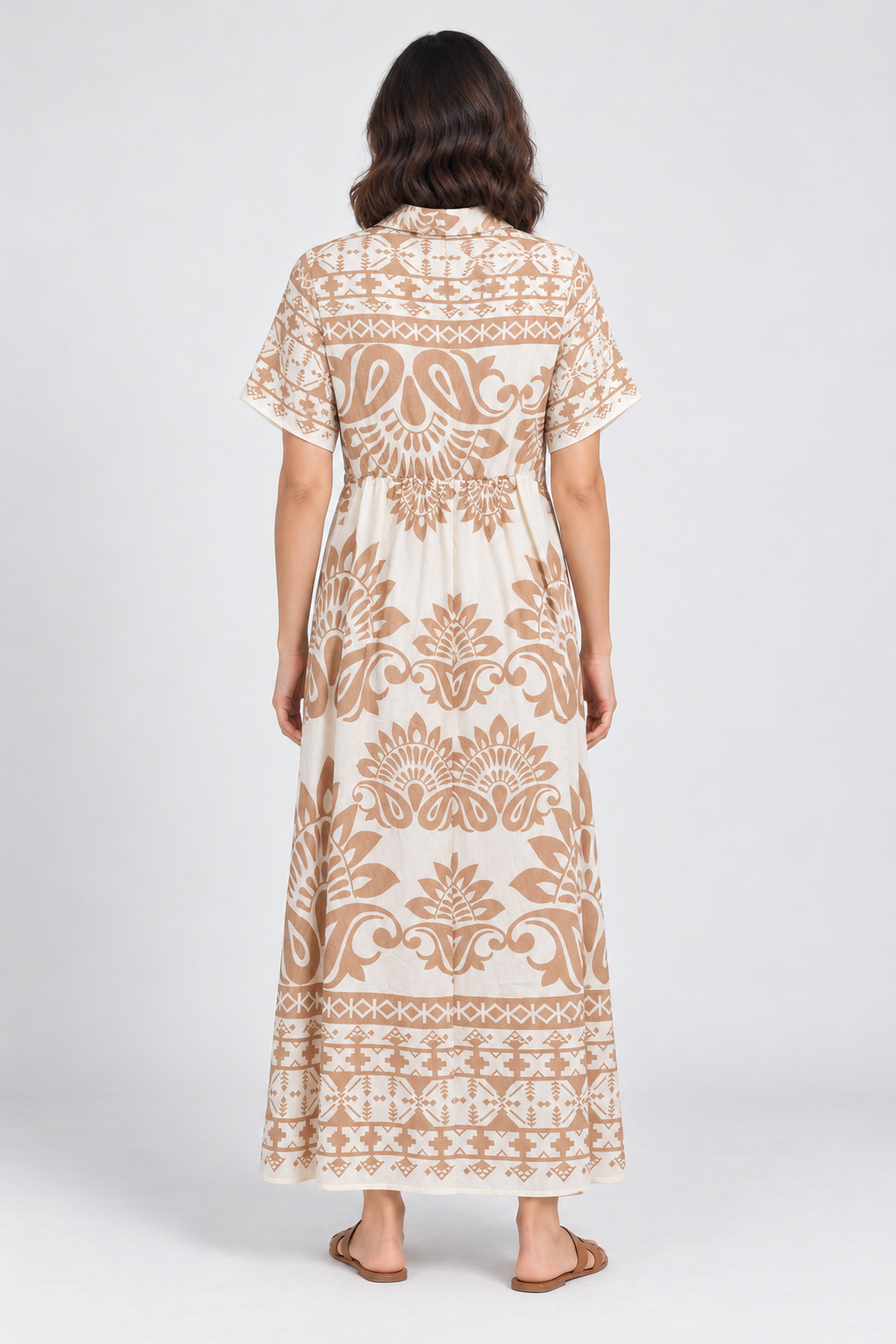 FOREVER 21 Women's Casual Regular Dress - Beige