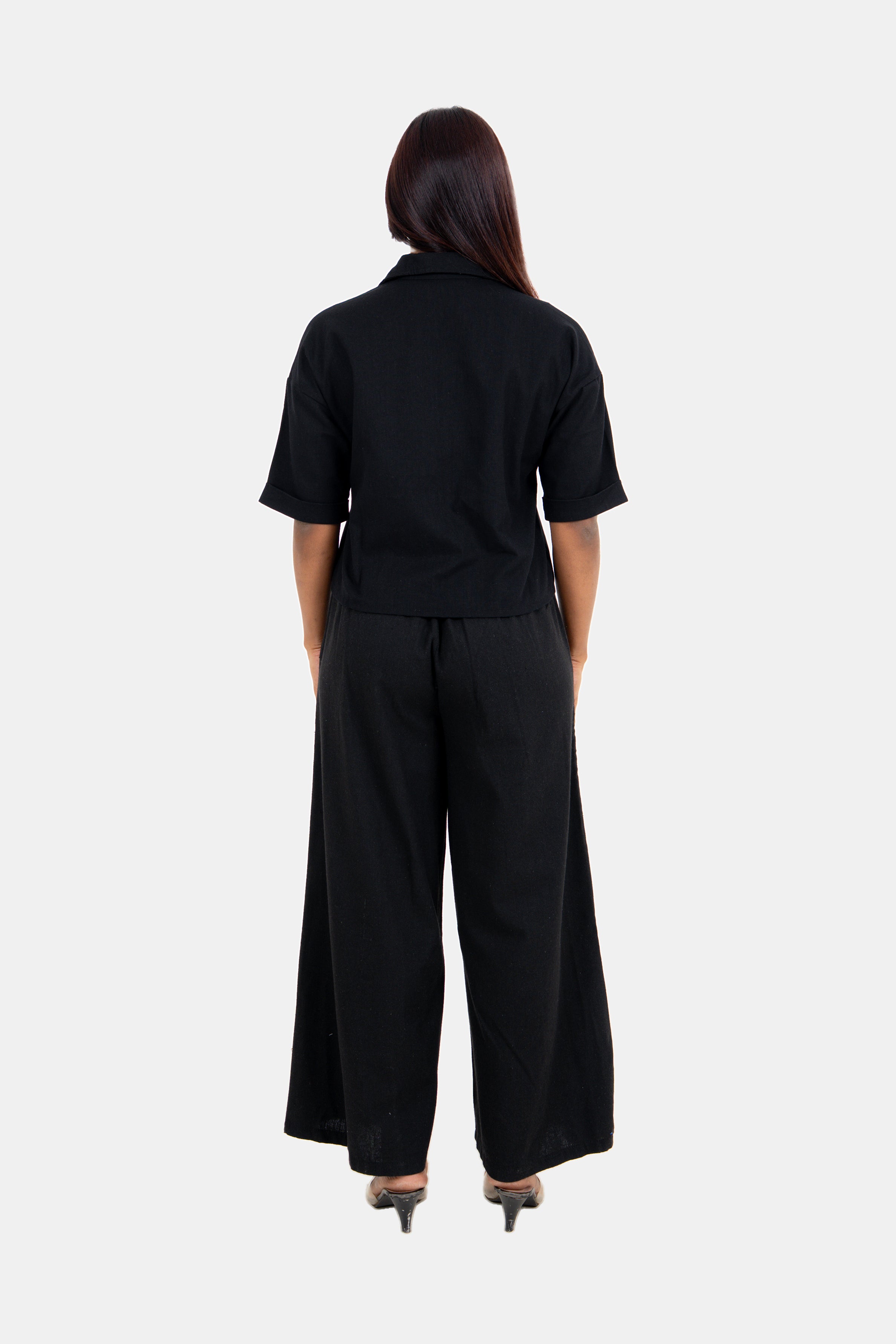 Envogue Grace in Vogue Women's Linen Top – Plain Short Sleeve