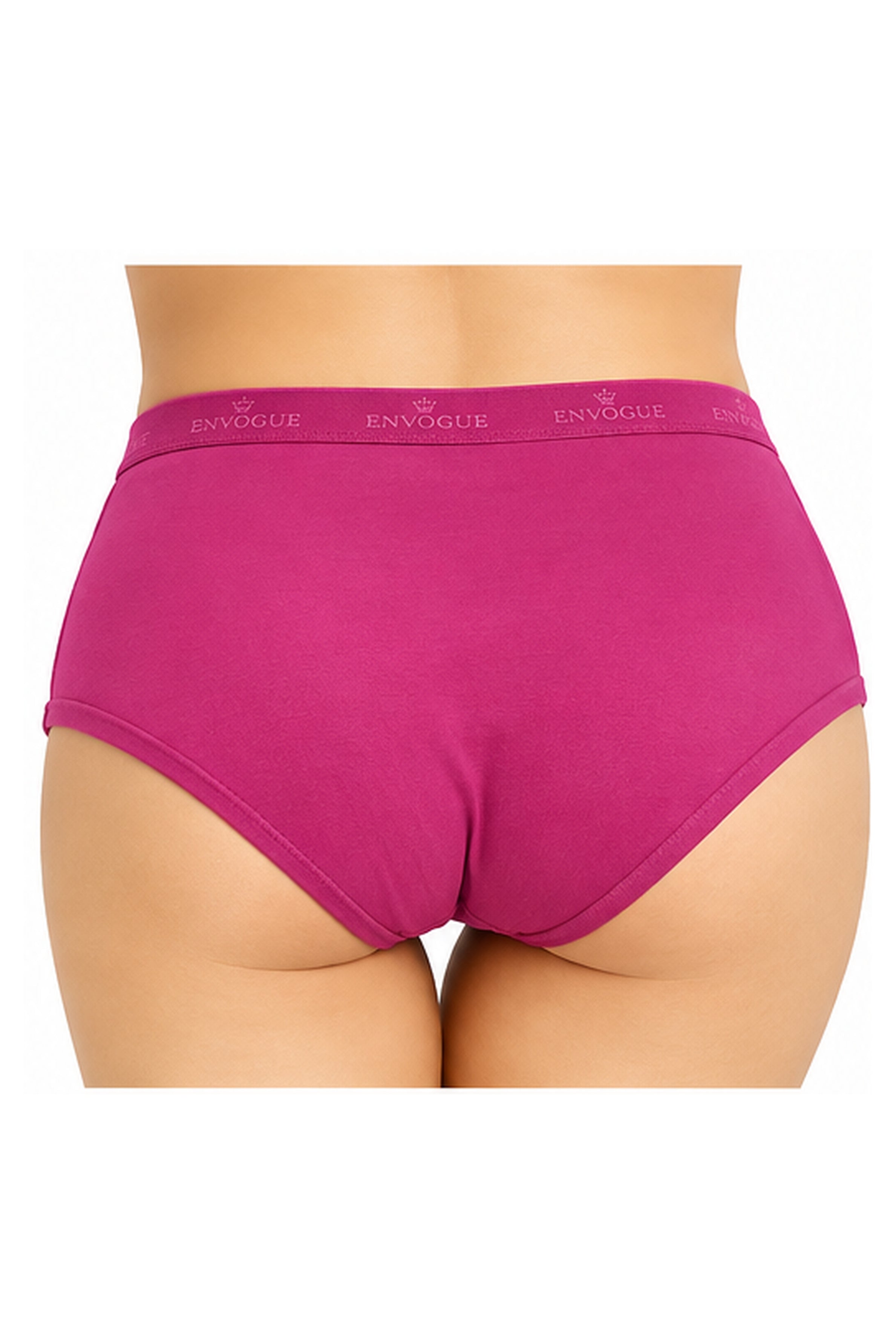 ENVOGUE Women's Full Brief 3pcs Panty Pack - Assorted