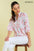 ANDRIANA Women's Floral Formal Blouse