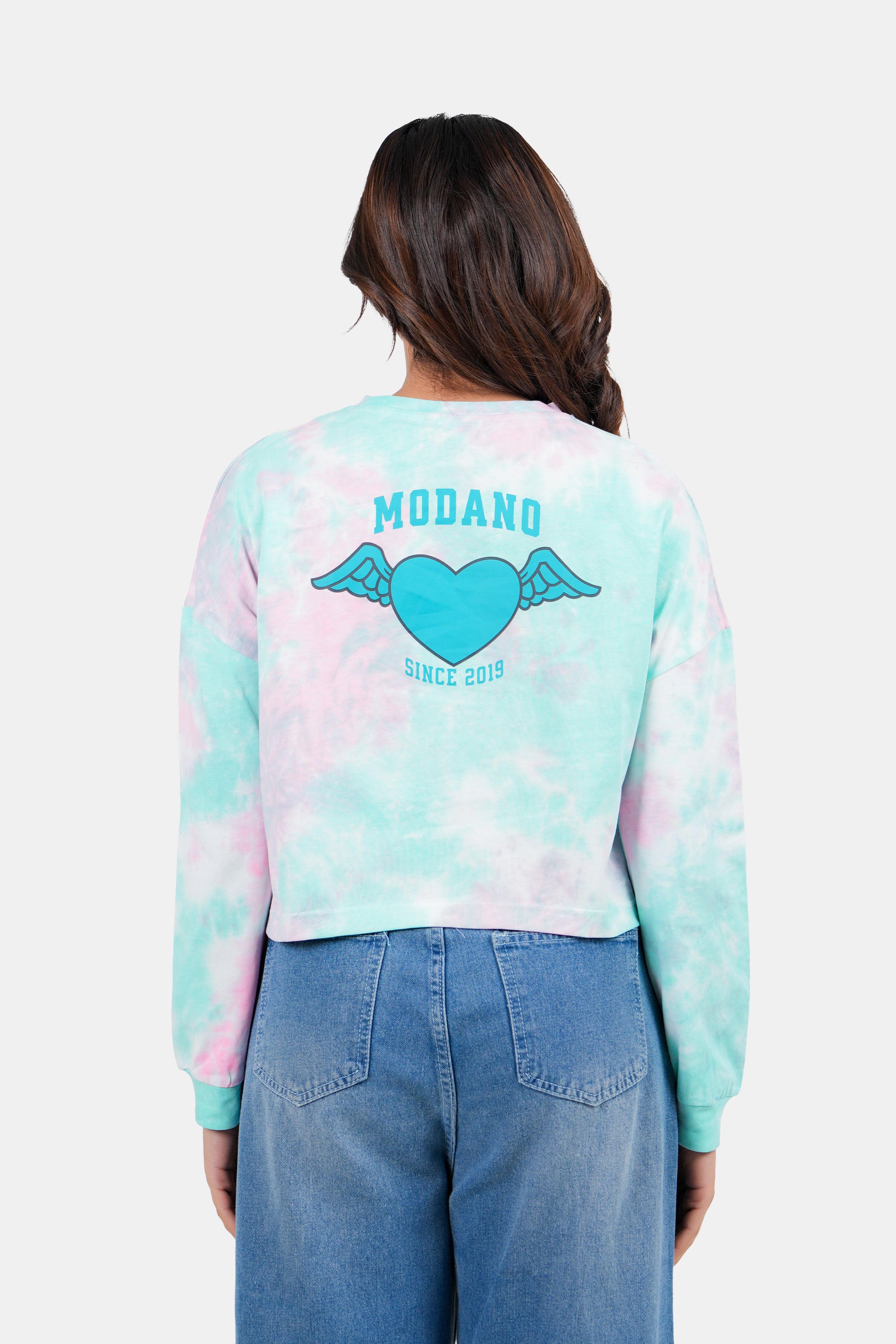 Modano Women's Tie Dye Long Sleeve - T-Shirt