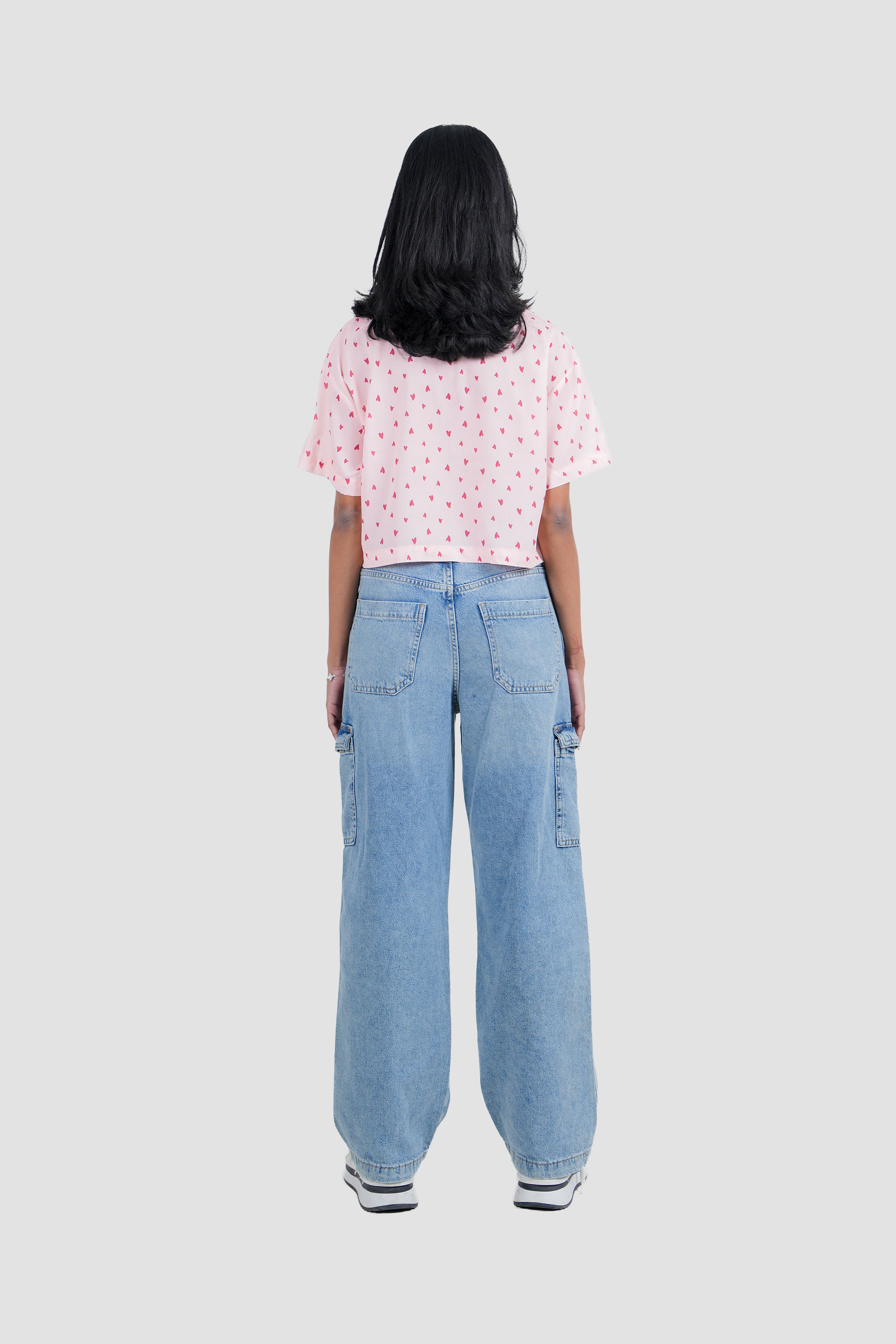 Modano  Women's Crop Shirt- Casual Wear