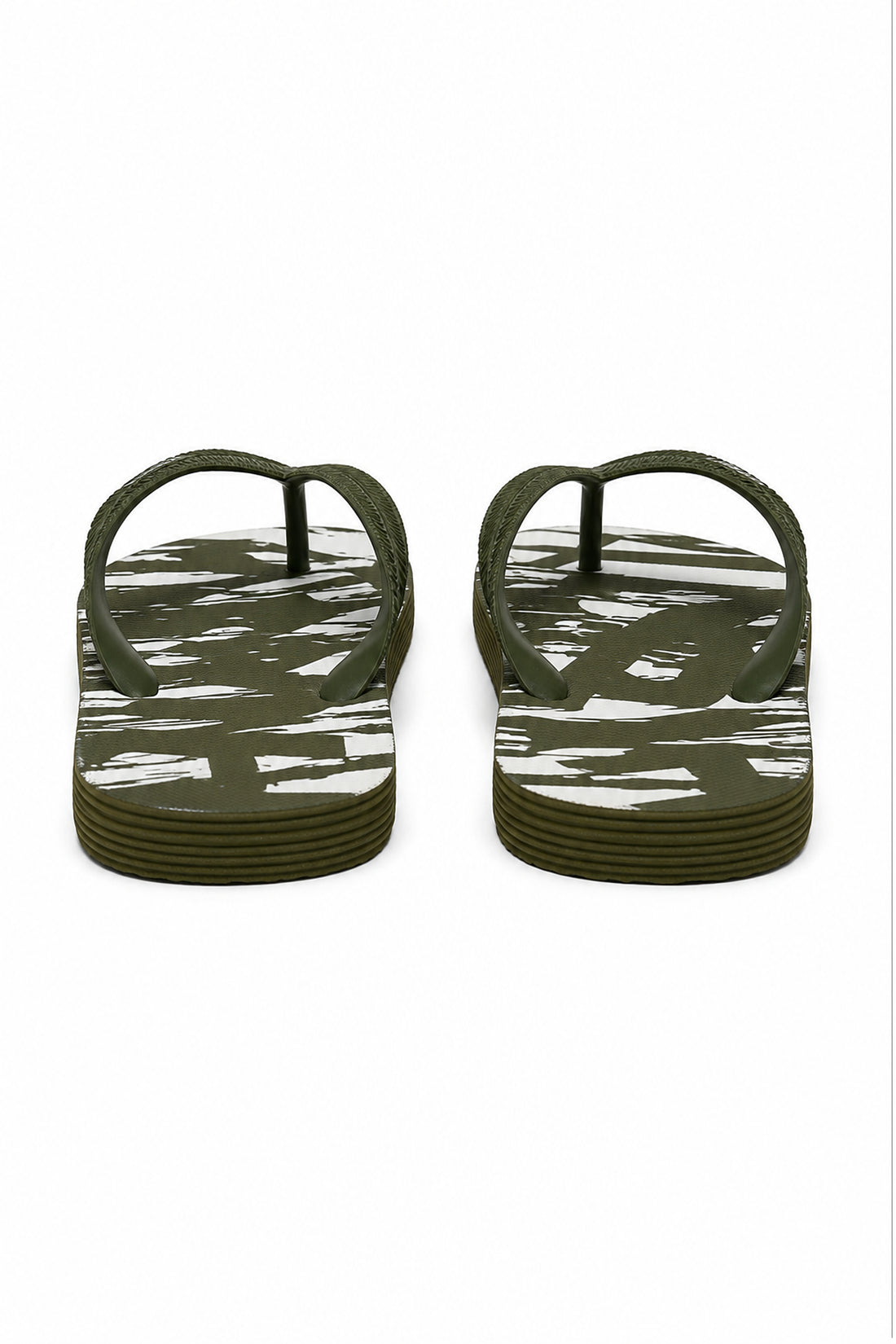 HUSTLE Men's Flip Flops - Green