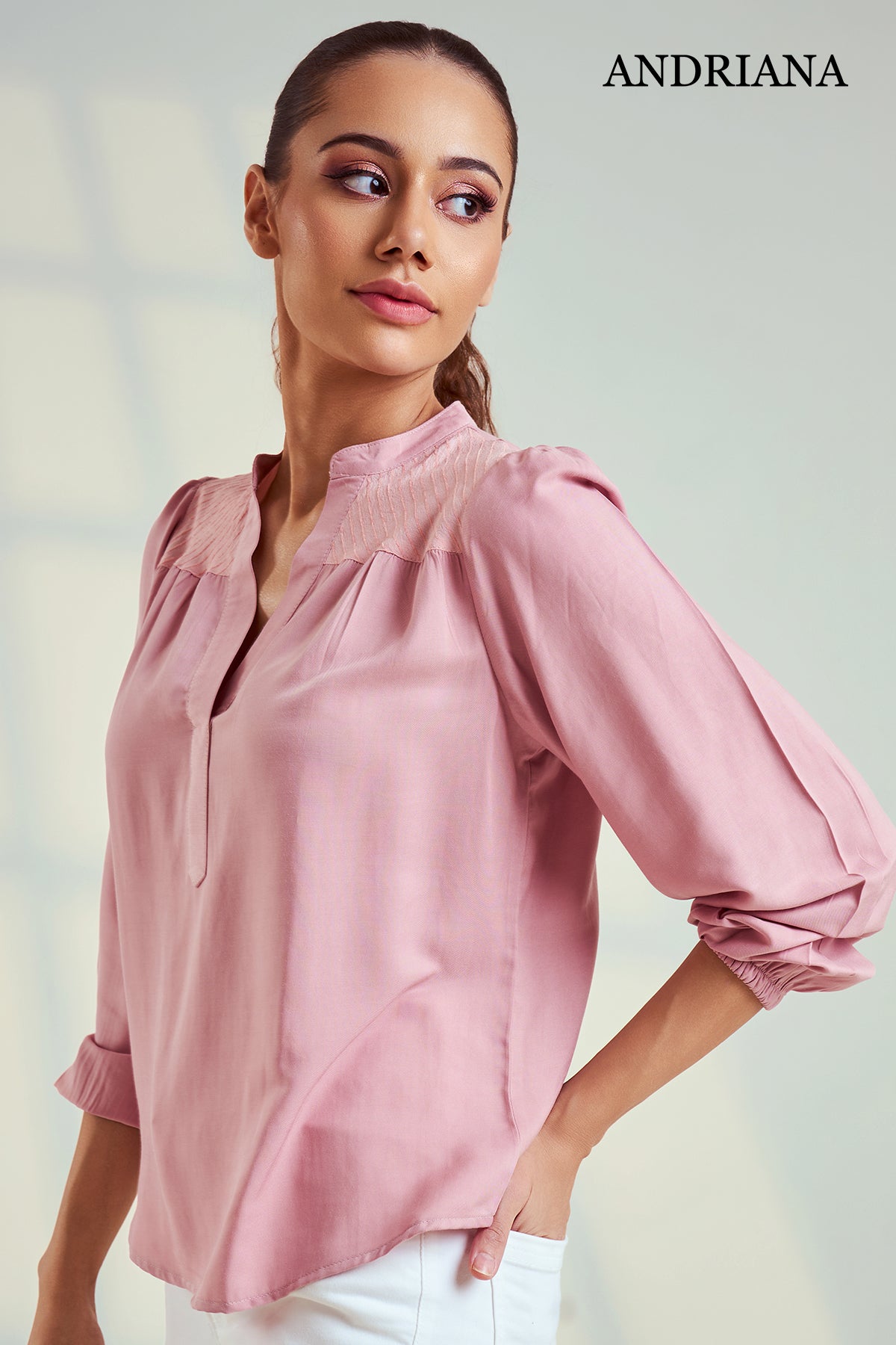 Andriana Women's Office Blouse