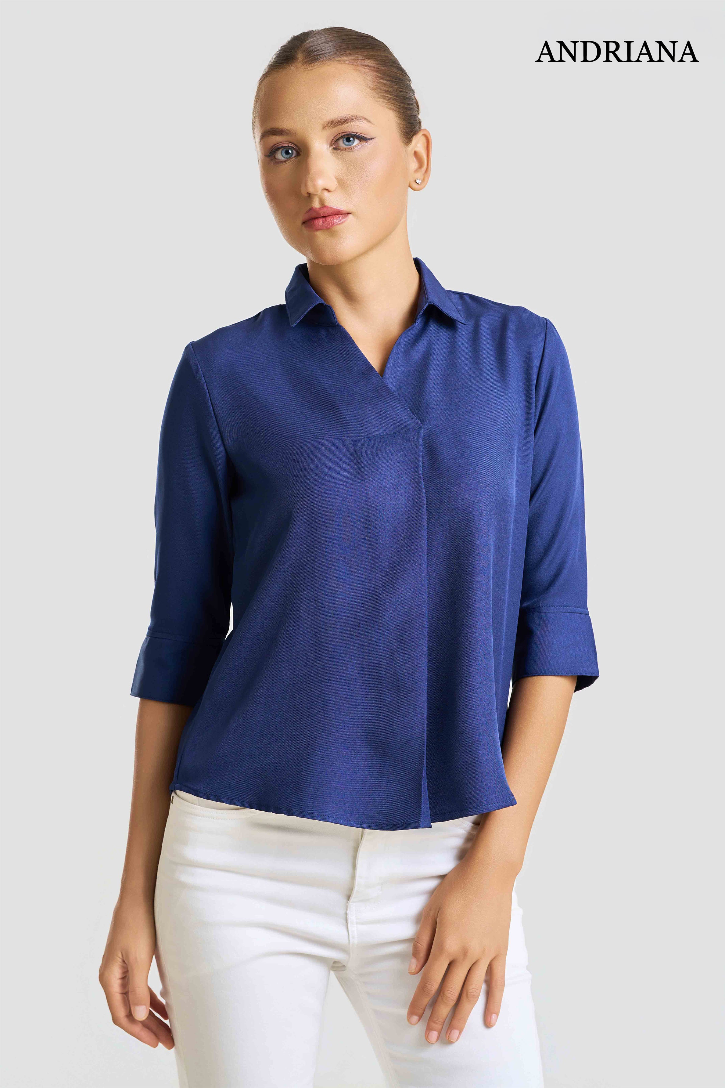 ANDRIANA Women's Formal Blouse