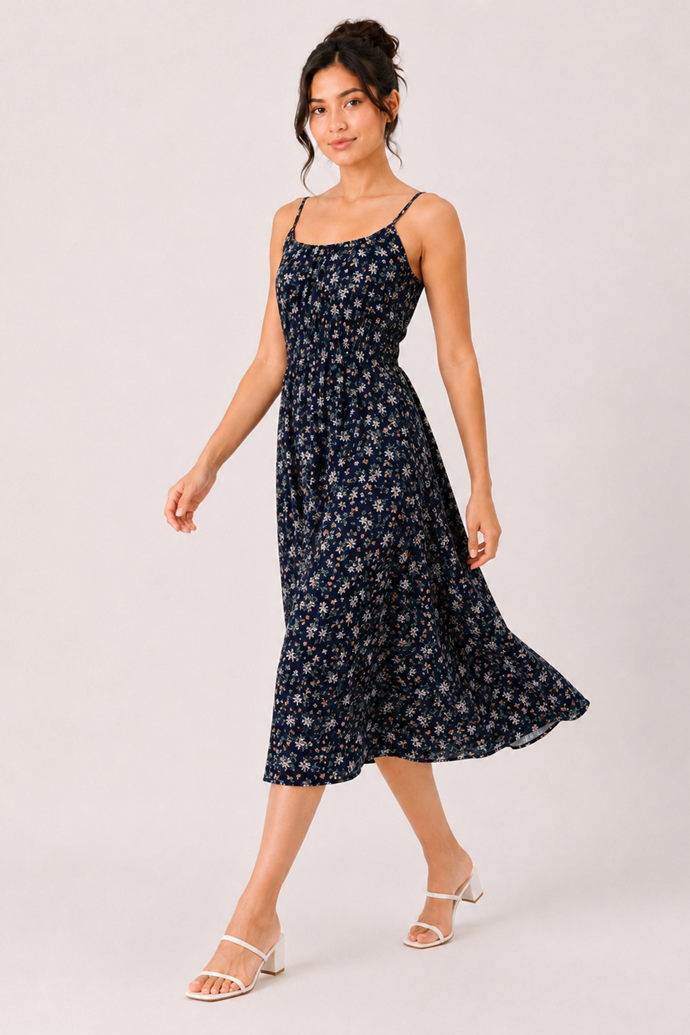 MODANO Long Casual Dress - Black