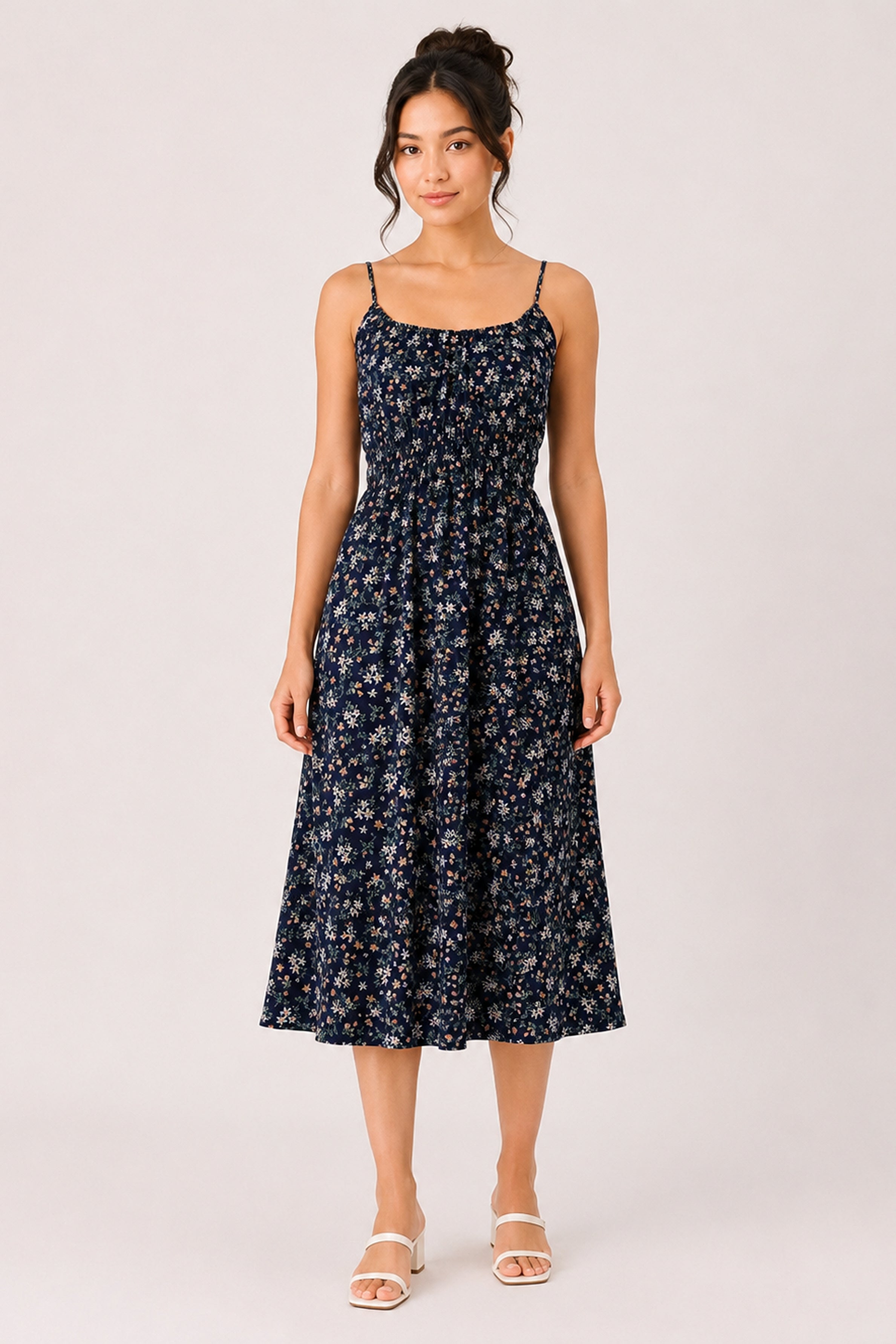 MODANO Long Casual Dress - Black
