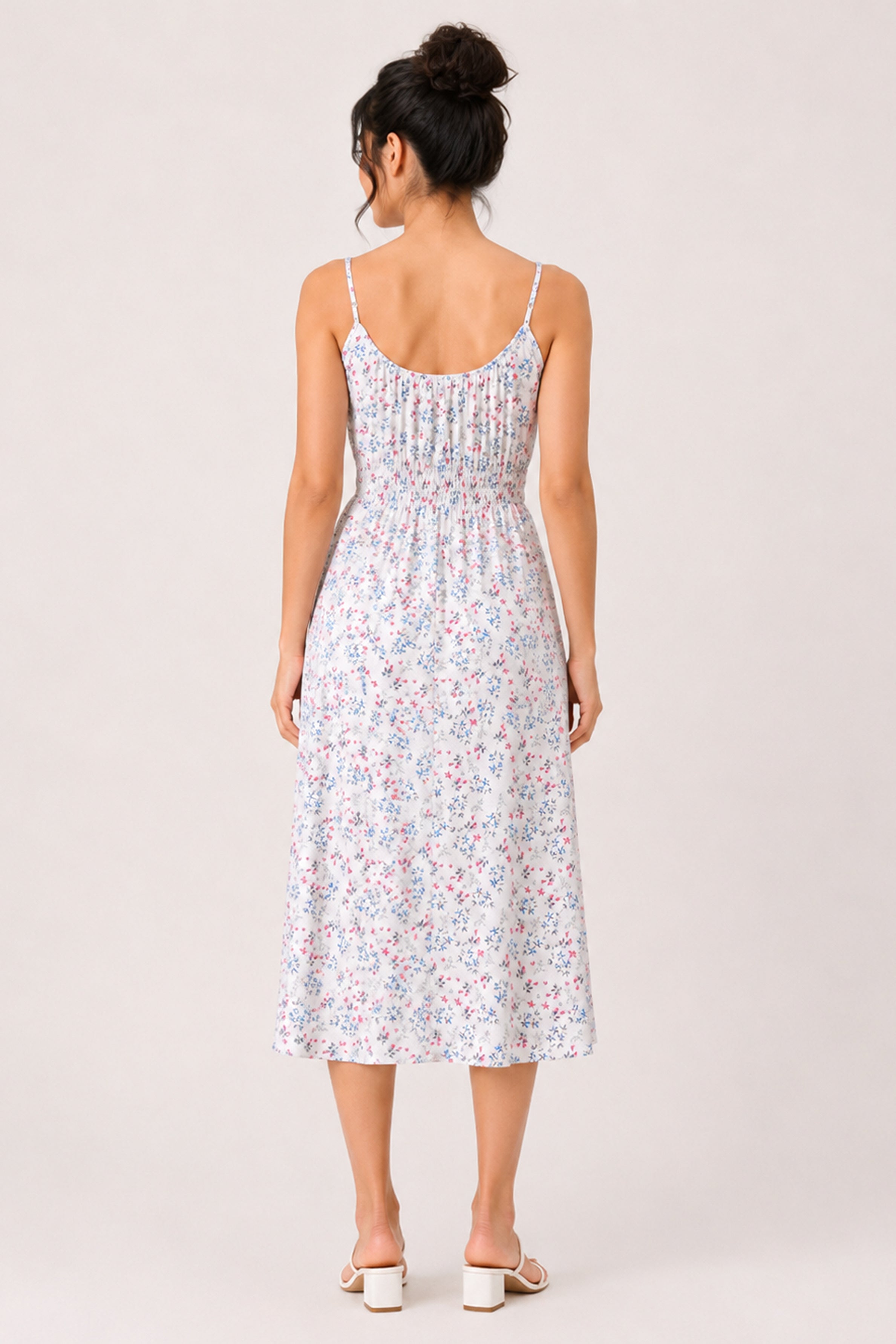 MODANO Long Casual Dress - White