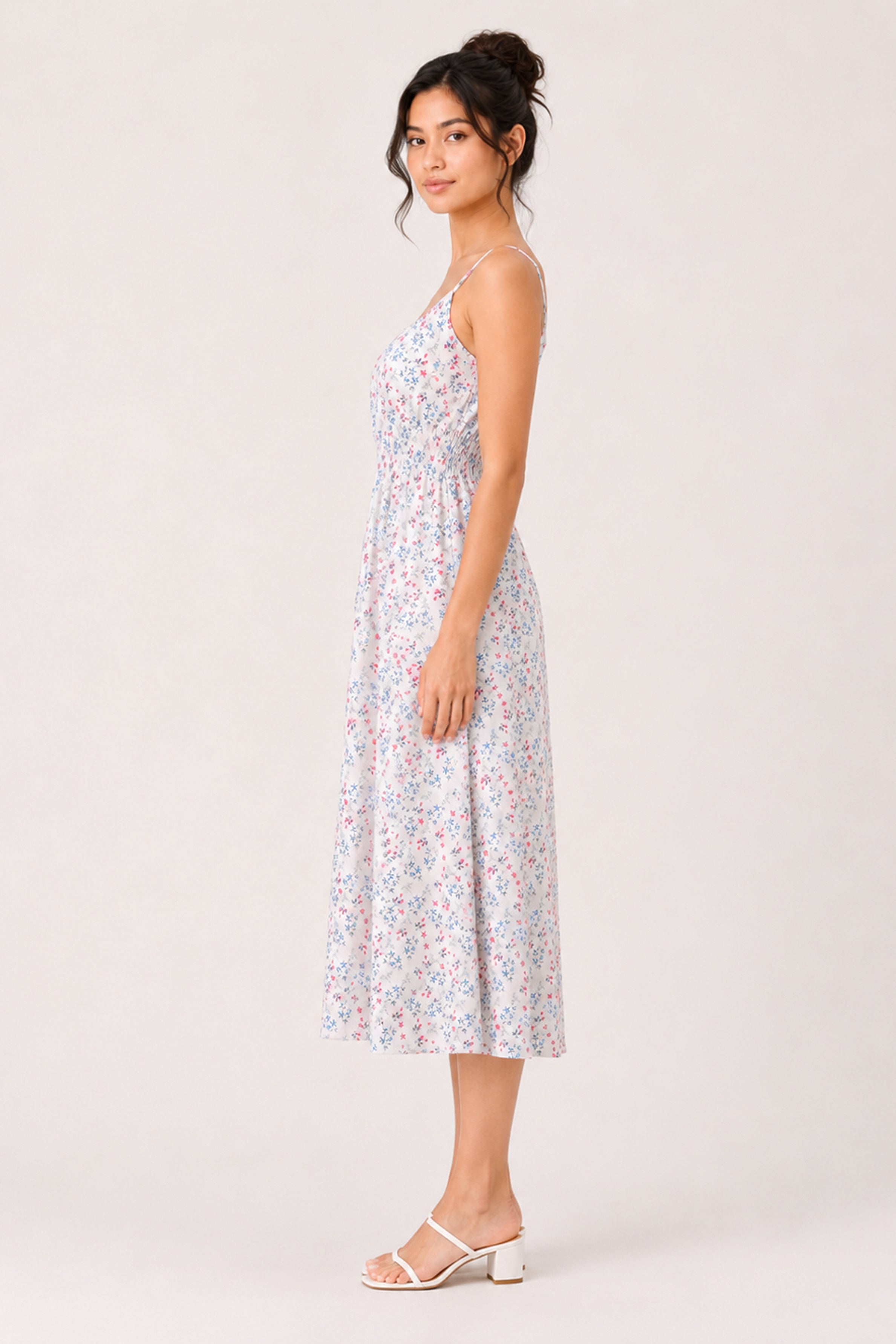 MODANO Long Casual Dress - White