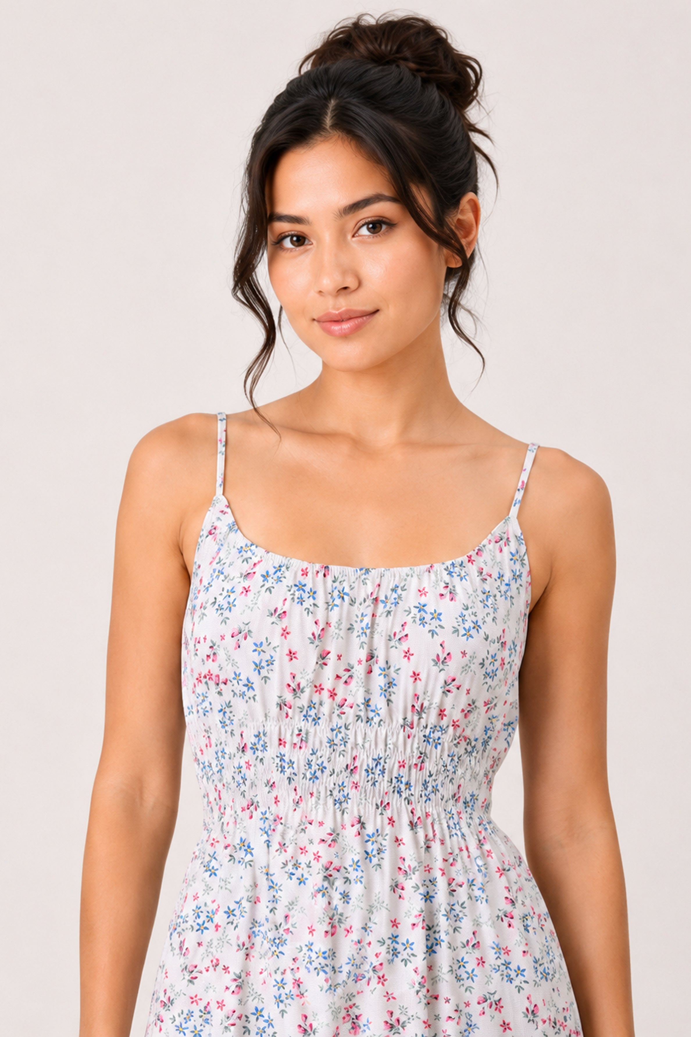 MODANO Long Casual Dress - White