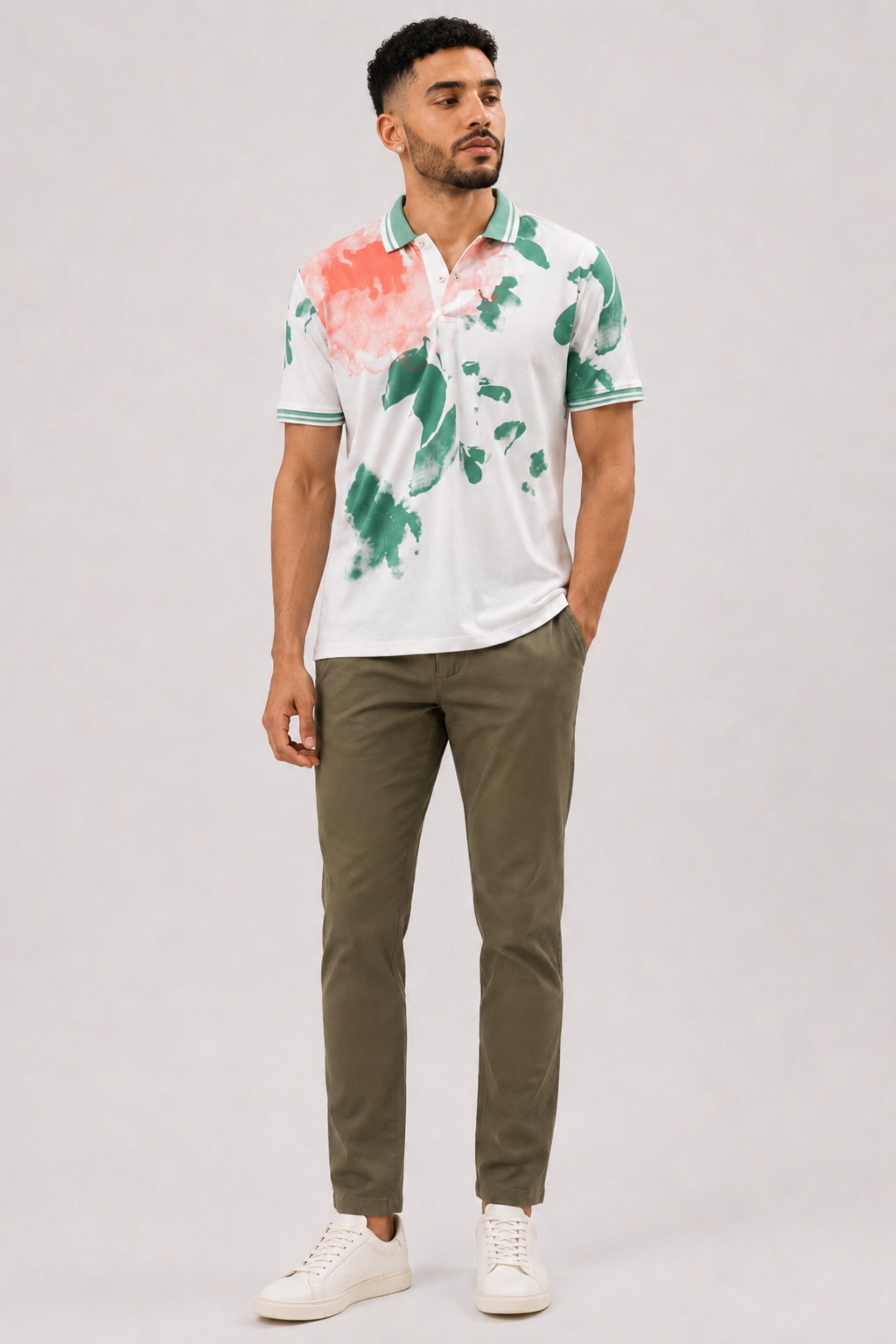King Street Men’s POLO Tees - Off White