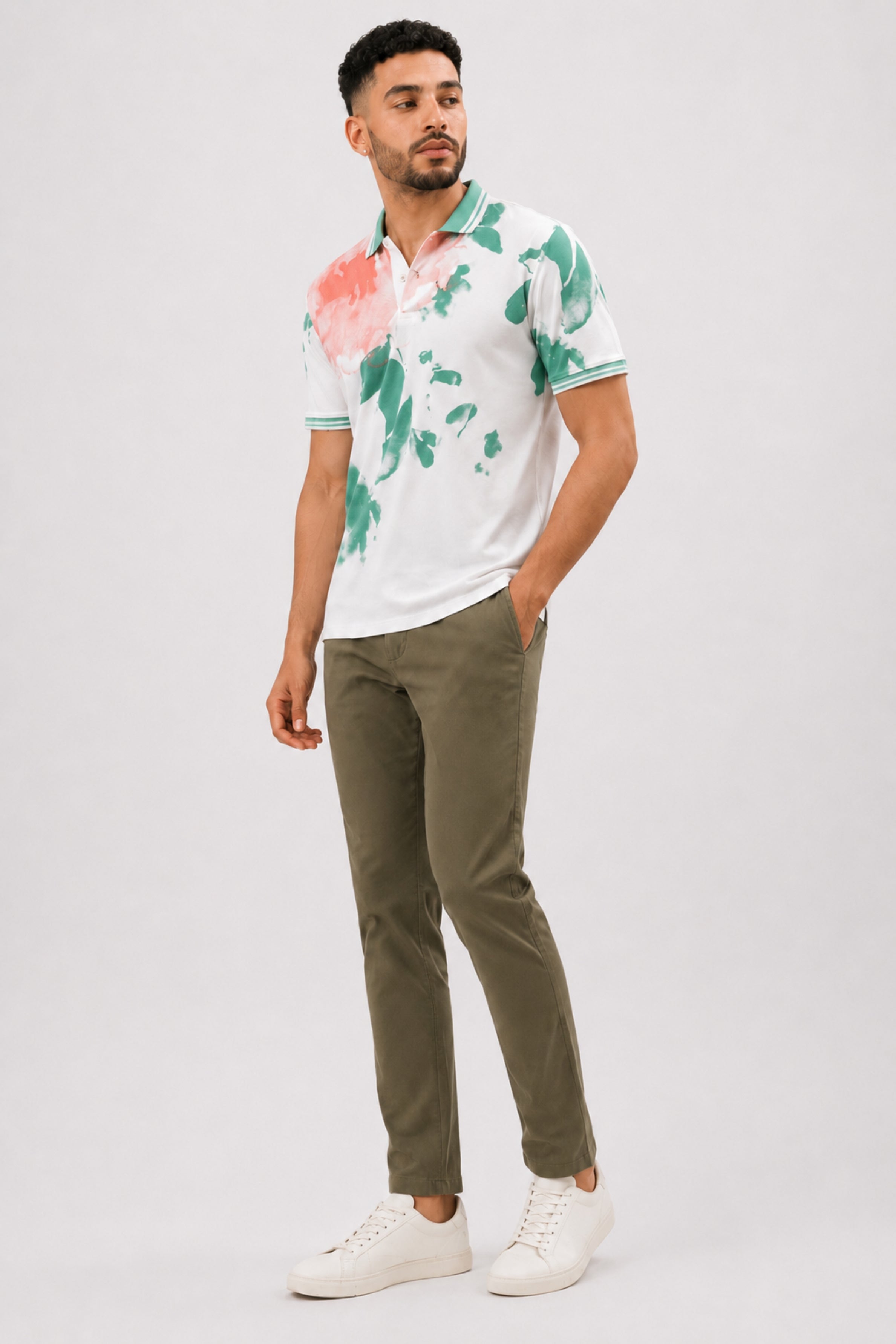 King Street Men’s POLO Tees - Off White