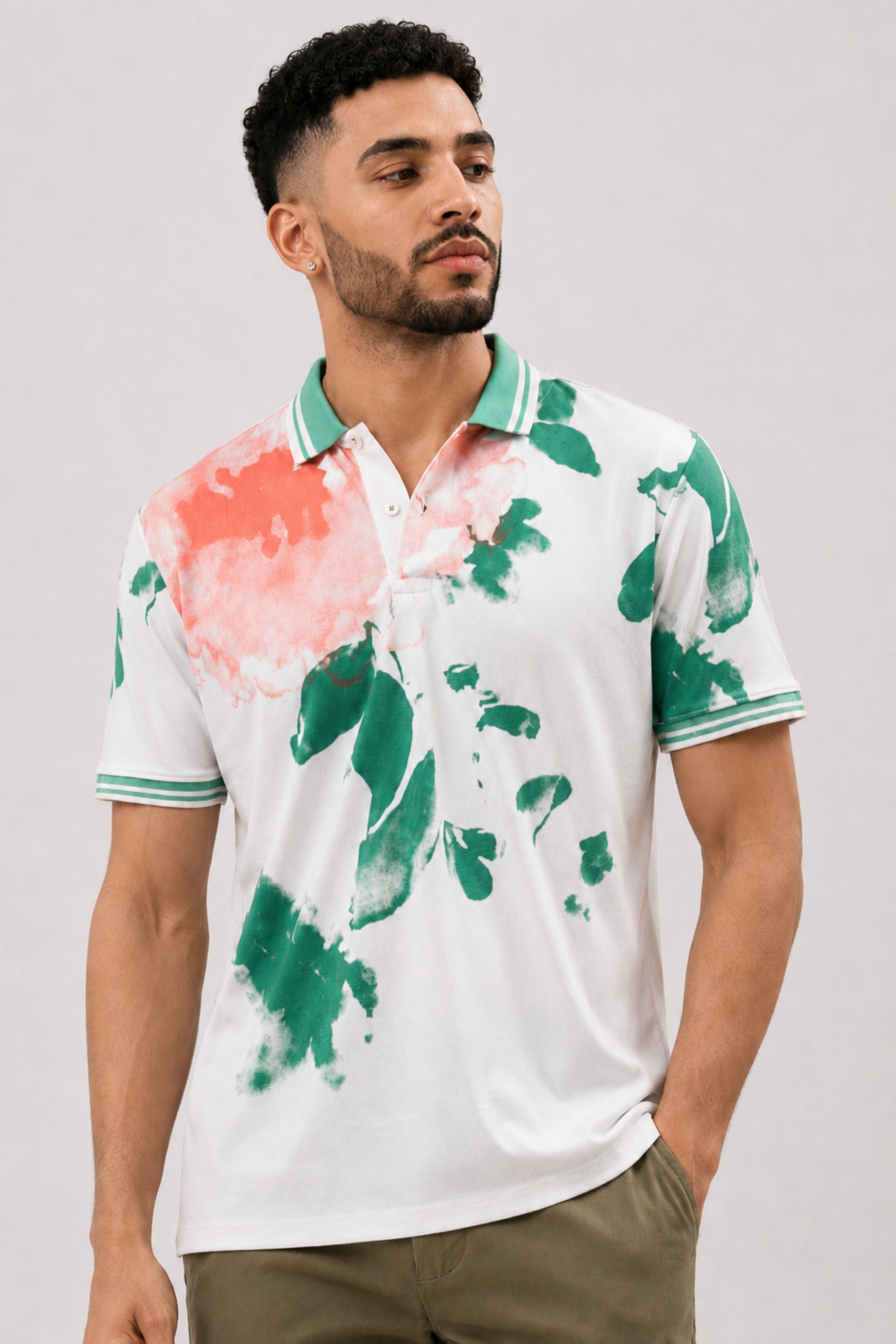 KINGS STREET Men’s POLO Tees - Off Whith