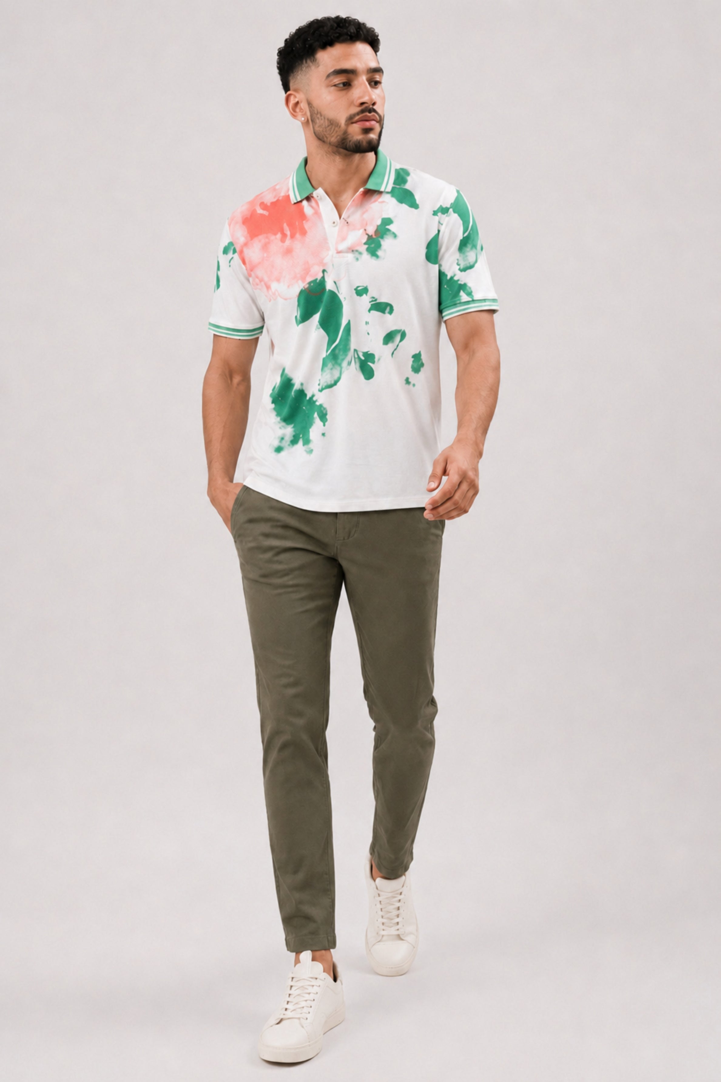 KINGS STREET Men’s POLO Tees - Off Whith