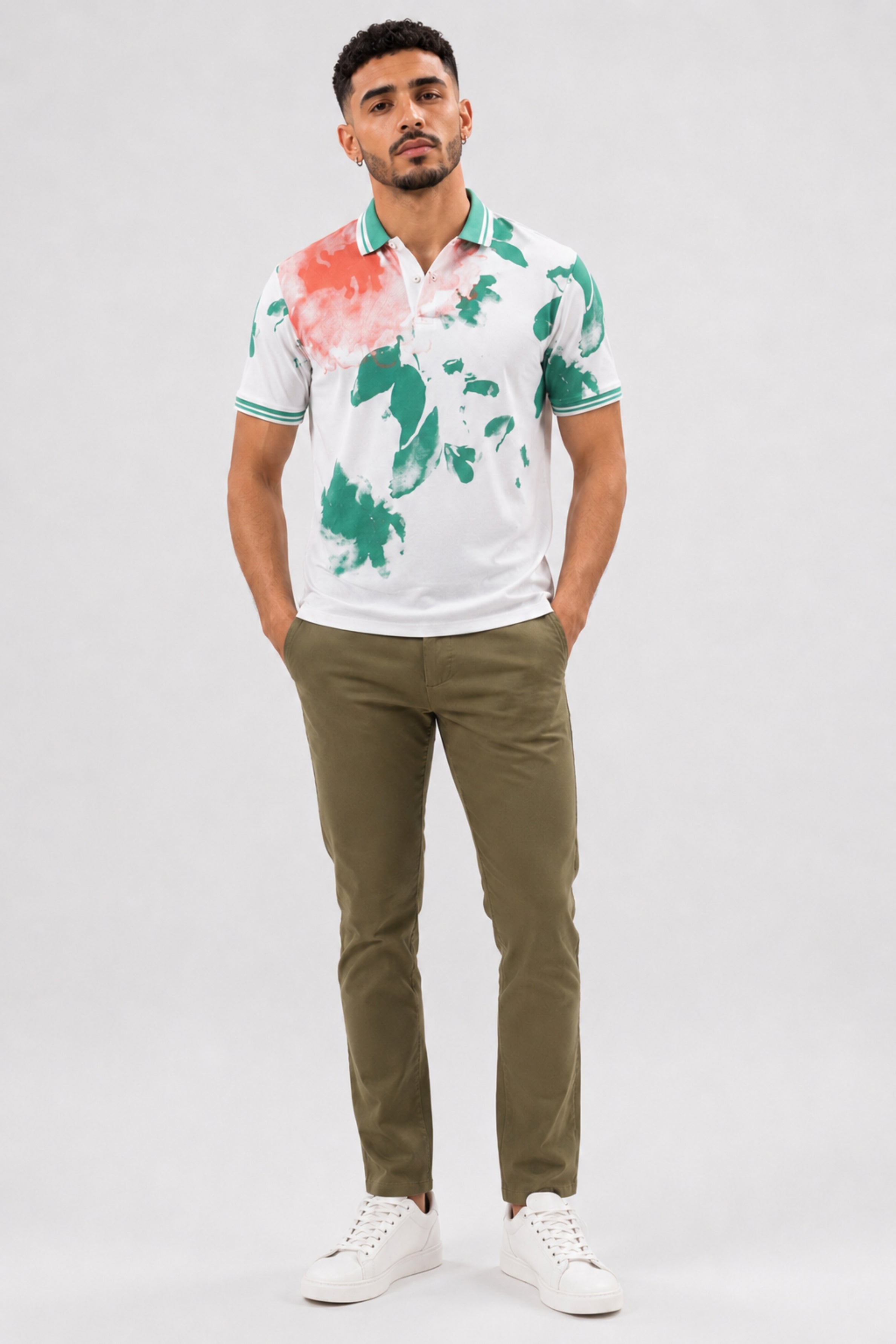 KINGS STREET Men’s POLO Tees - Off Whith