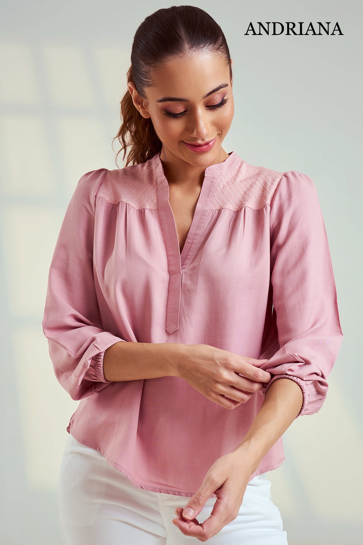Andriana Women's Office Blouse