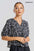 ANDRIANA Women's Printed Formal Blouse
