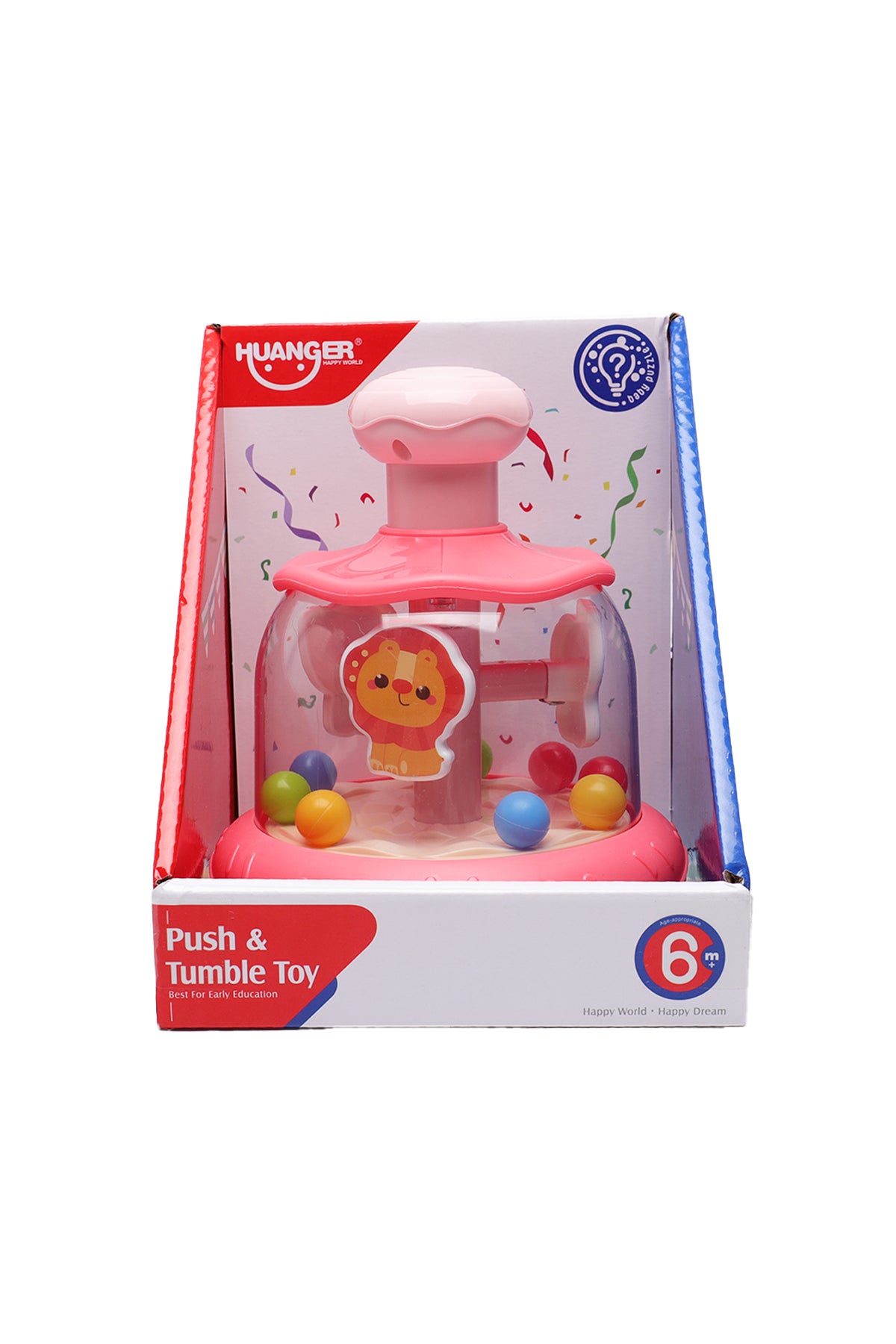 Huanger Baby Push & Tumble Animal Toy