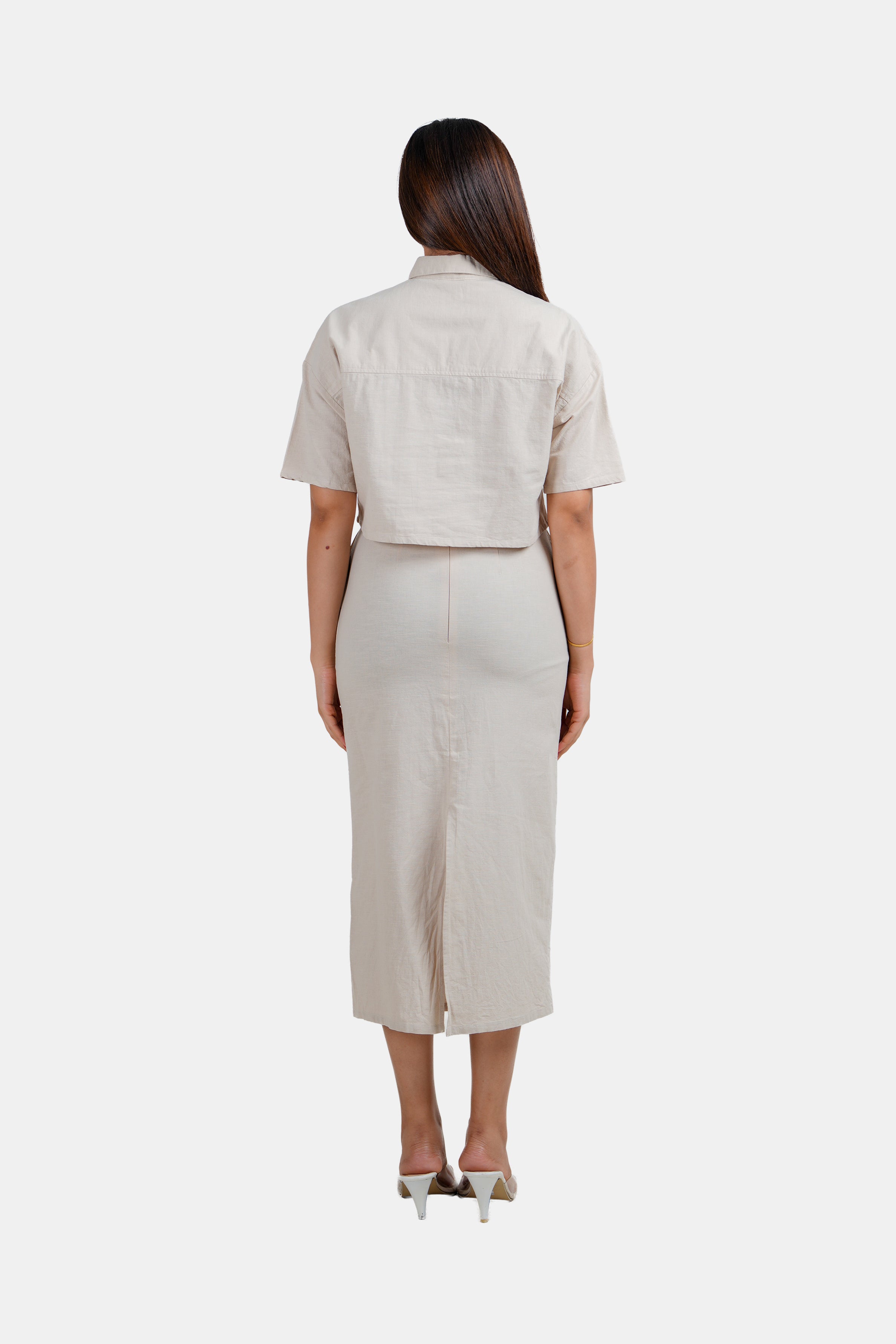 Modano Women's Midi Skirt - Casual Wear