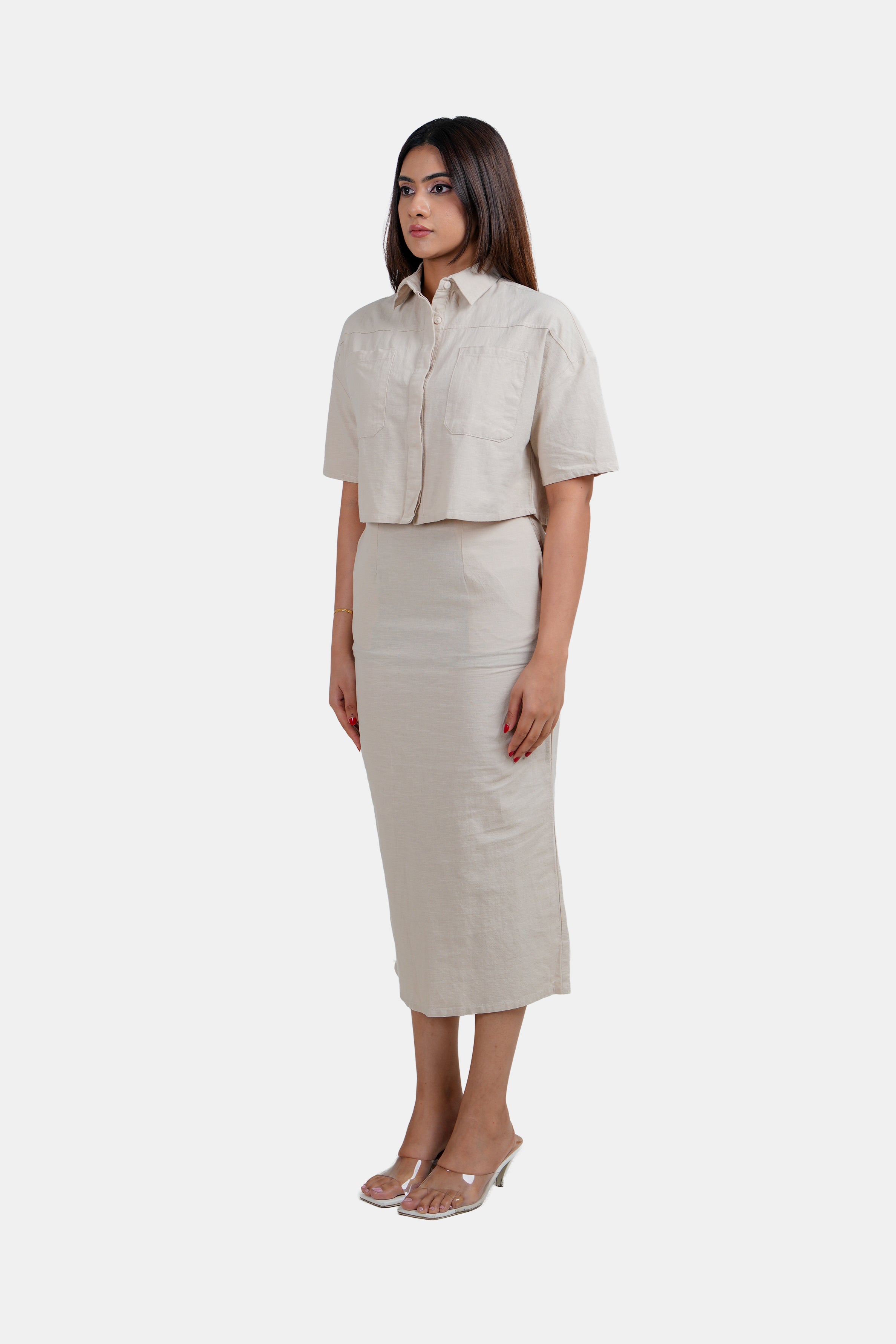 Modano Women's Midi Skirt - Casual Wear