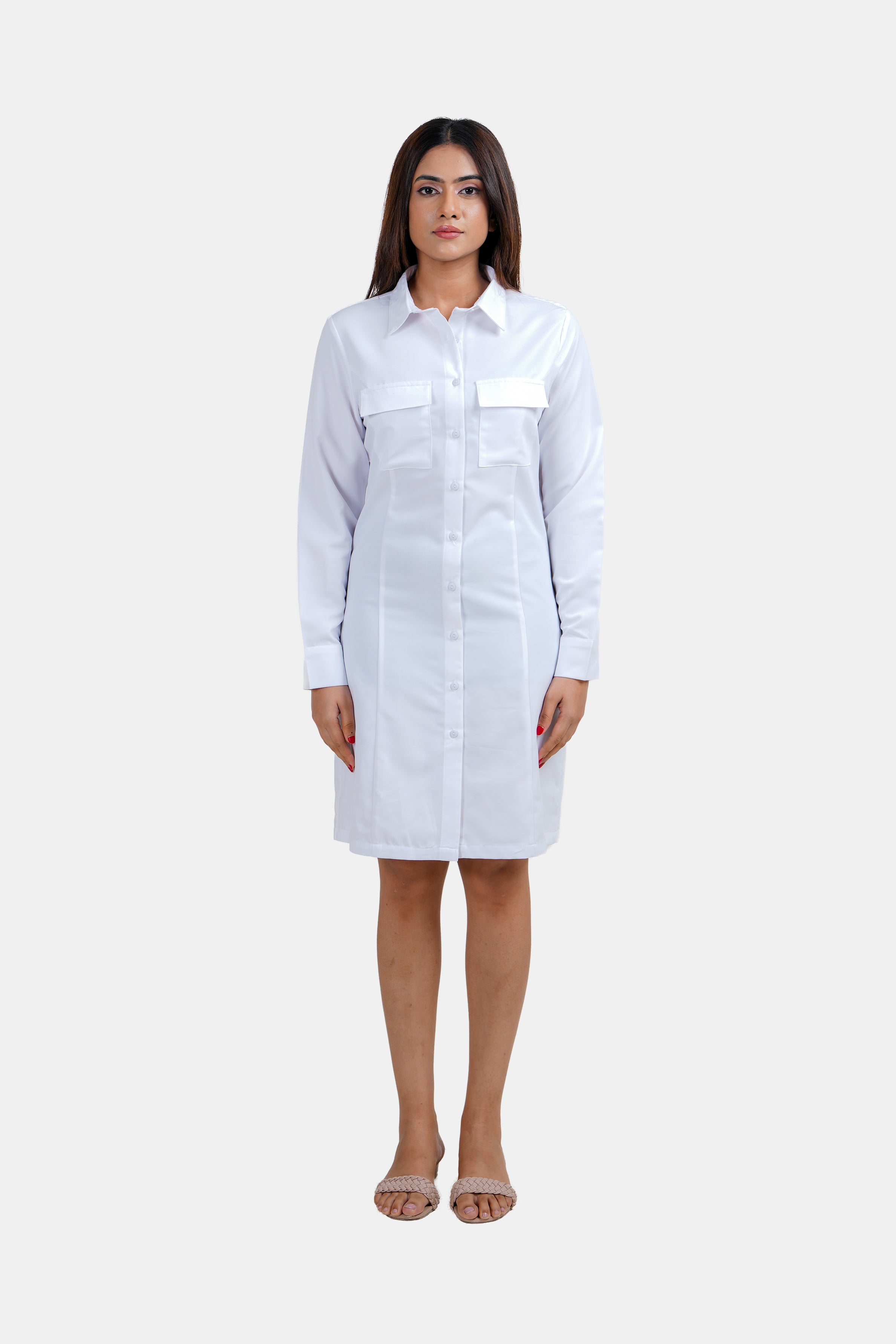 Modano Women's Shirt Dress - Casual Wear