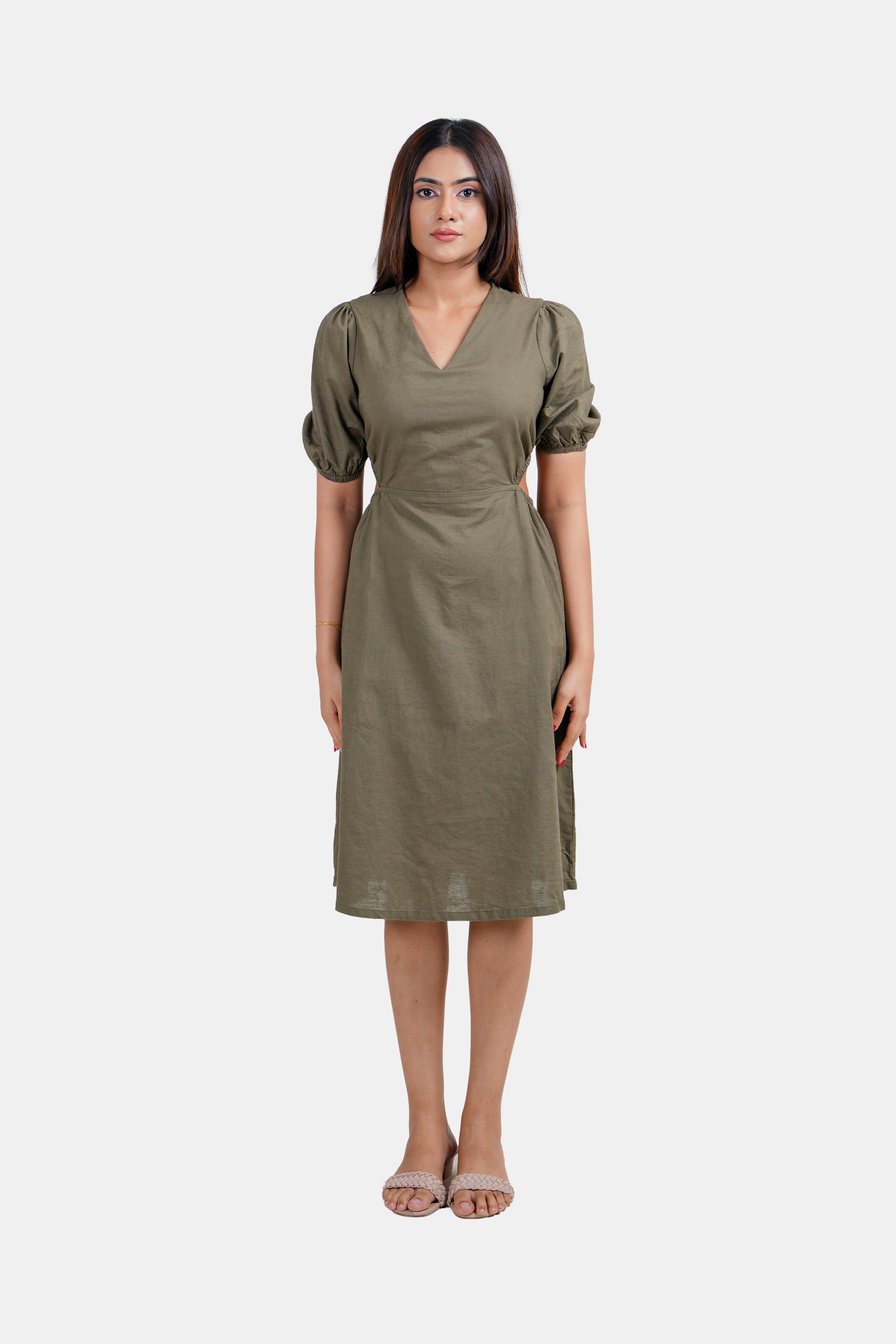 Modano Women's Midi Dress - Casual Wear